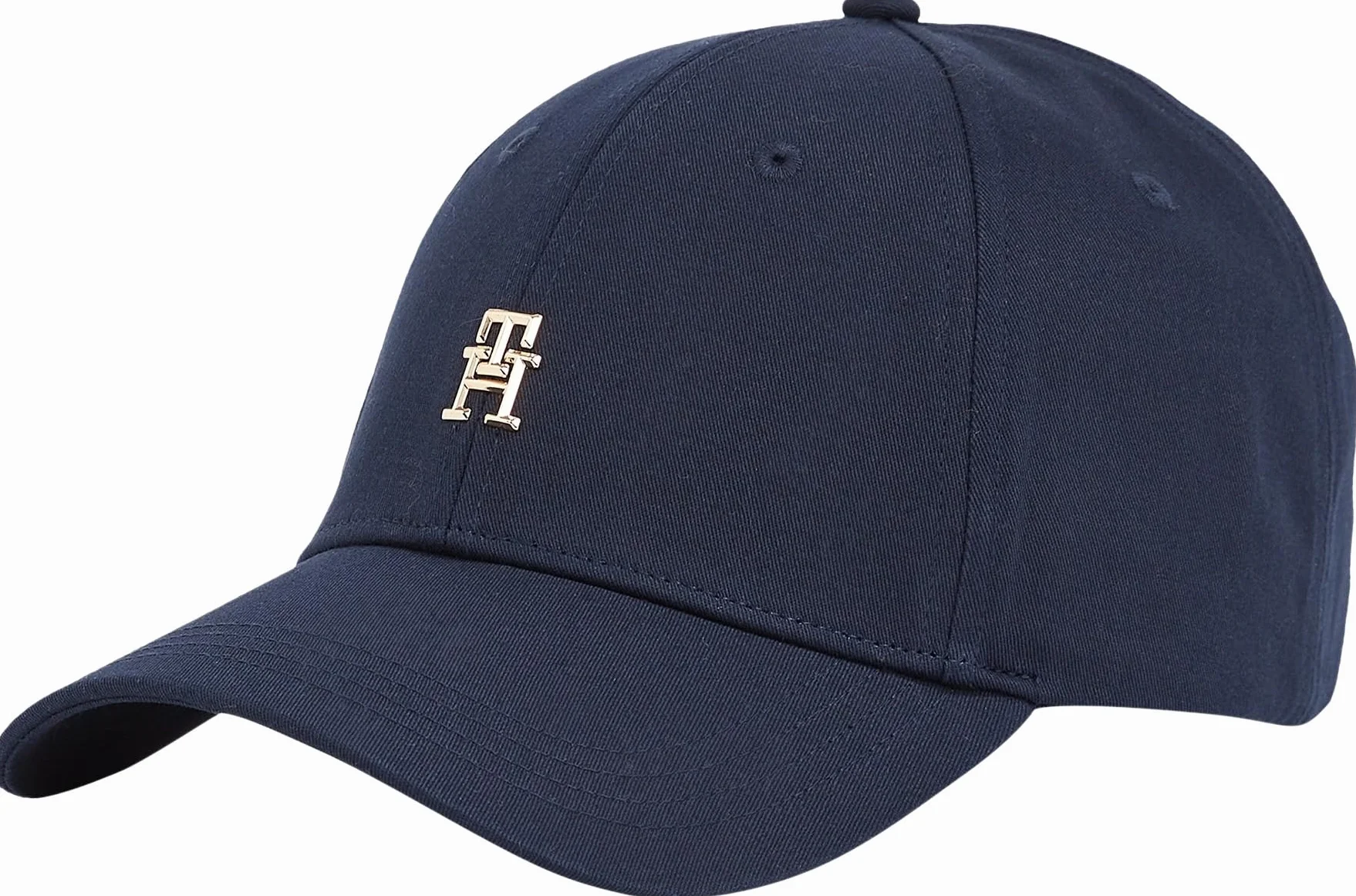 Tommy Hilfiger Damska czapka bawełniana Elevated Chic, KHAKI (kosmiczny niebieski), Rozmiar uniwersalny