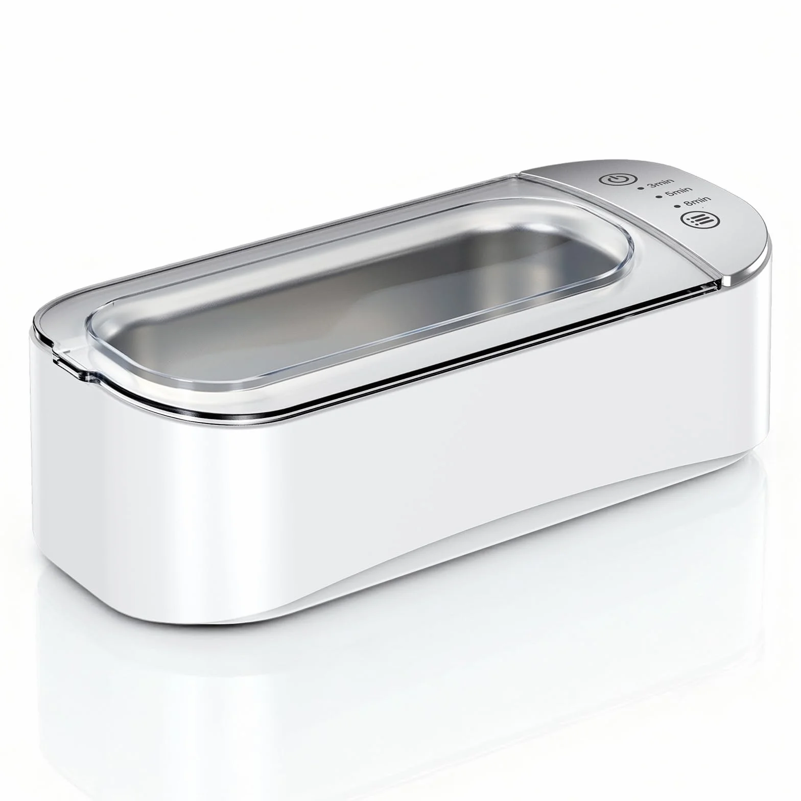 Ultrasonic Cleaner ultradźwiękowe urządzenie do czyszczenia okularów, 450 ml, z 3 funkcjami czasowymi, do okularów, biżuterii, zegarków