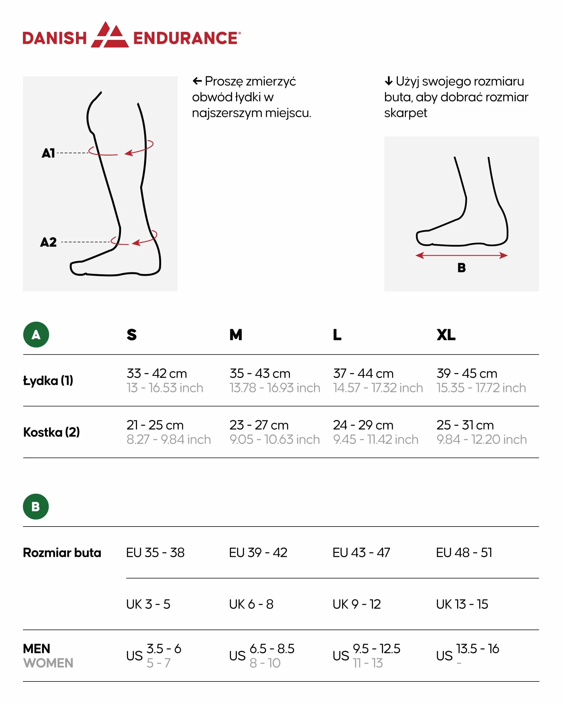 DANISH ENDURANCE Skarpety Kompresyjne do Biegania i Podróży, 21-26 mmHg, dla Kobiet i Mężczyzn, 2-Pak, Niebieski/Neonowy Żółty, 39-42