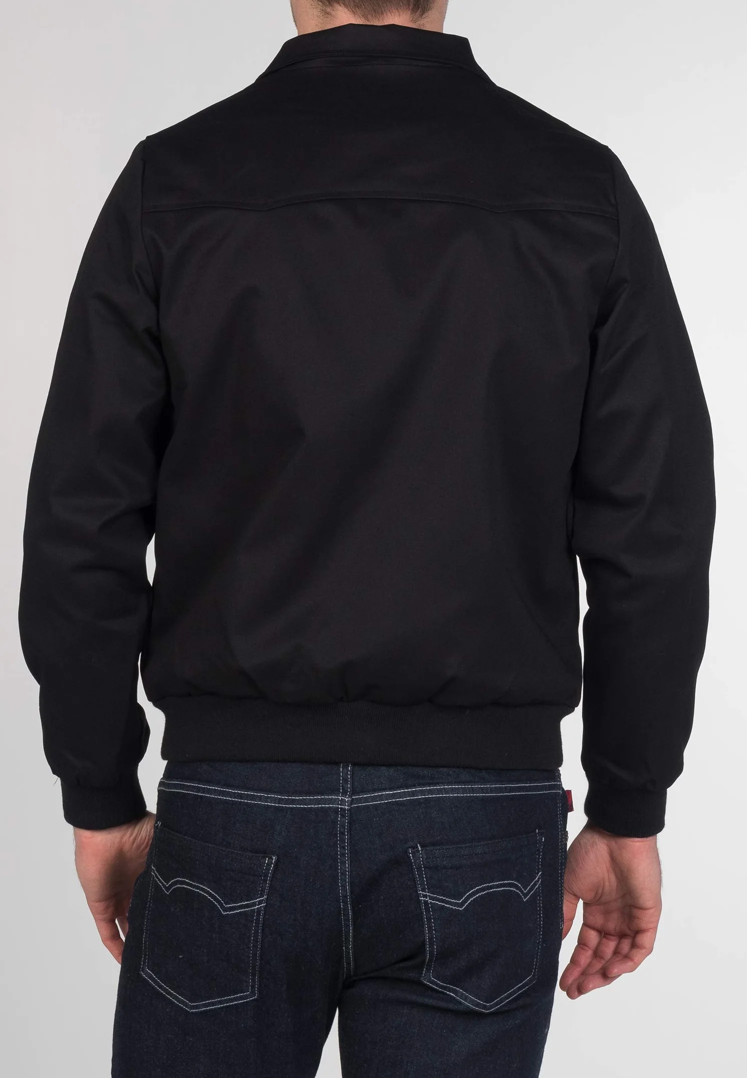 Merc Of London Mężczyźni Harrington Kurtka, Czarny, XL