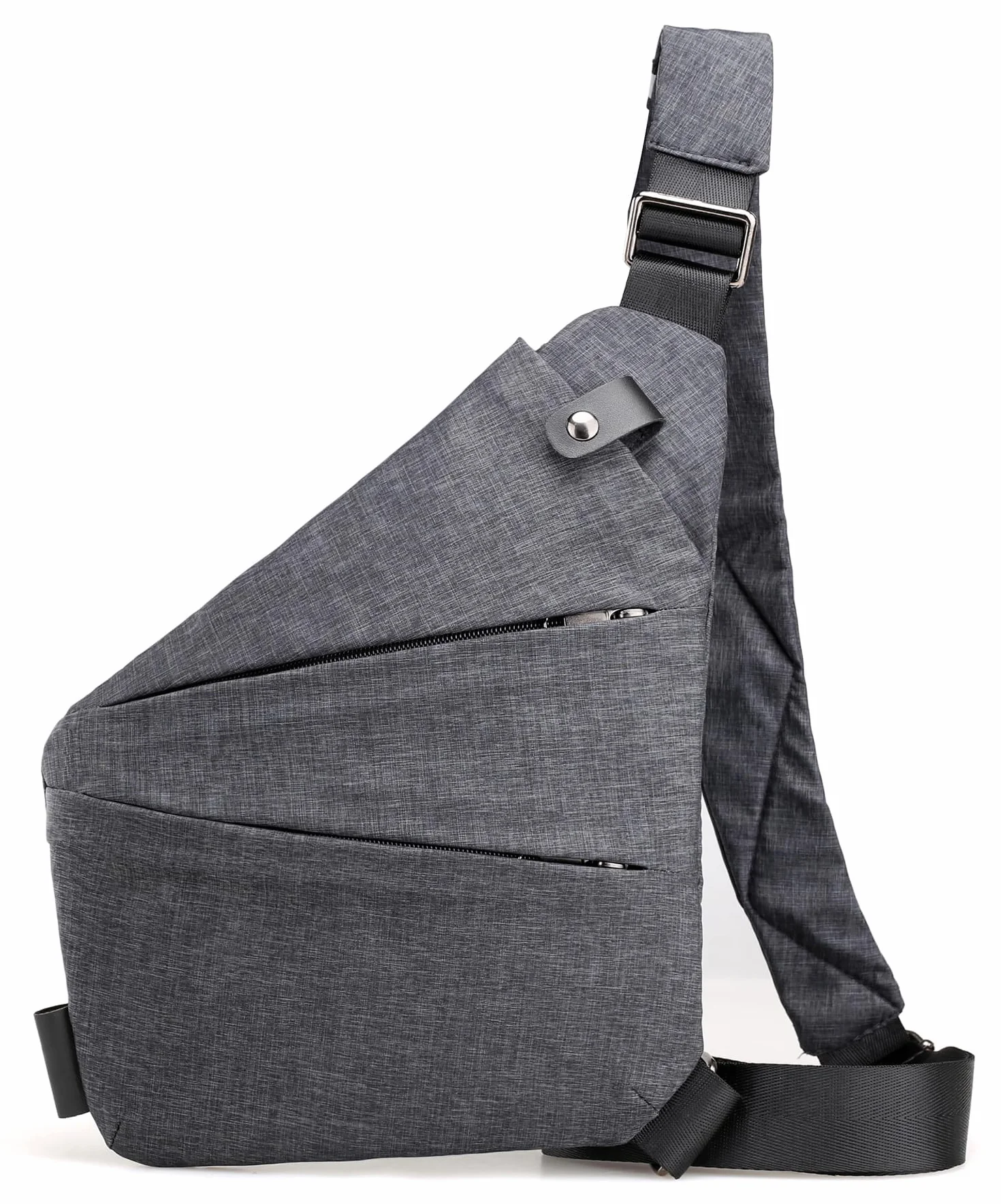 Torba przeciwkradzieżowa, wodoodporna torba na ramię, nylonowa torba przeciwwodna, torba na pierś, plecak unisex na zewnątrz, do podróży, na kemping, na wędrówki