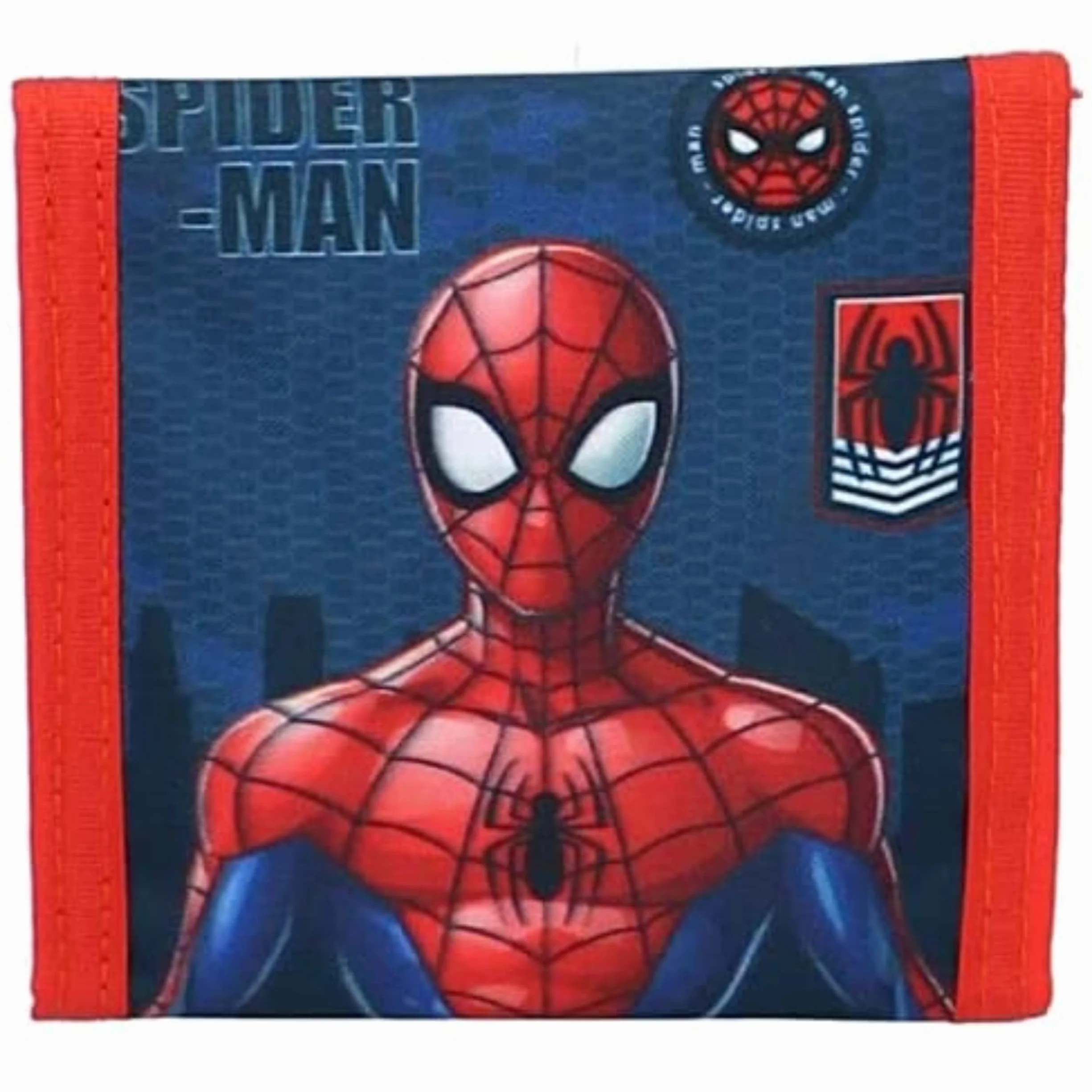 mybagstory - Portfel - Portfel - Spider Man - Czerwony - Niebieski - dla dzieci - Szkoła - Przedszkole - Przedszkole - Wakacje - 10 cm