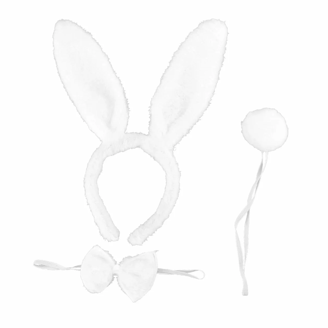SHERCHPRY 4 Zestawy strój dla dziewczynek miejsce dla dzieci ubrania dla dziewczynek tiara Opaska na ucho króliczka Opaska na ucho królika cosplay zestaw ubrań rekwizyty do występów ustawić