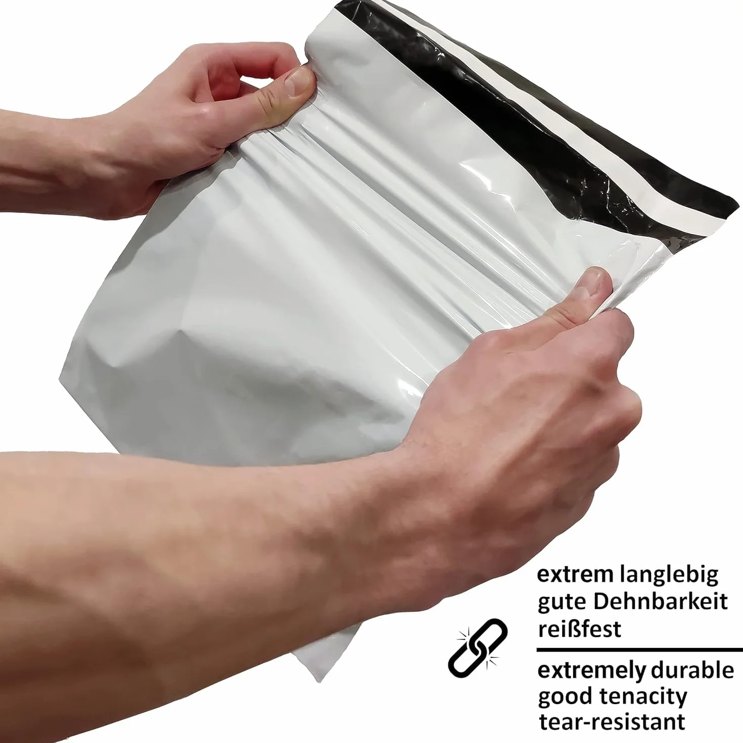 Netuno 25 foliowych torebek wysyłkowych 240 x 325 mm, samoprzylepne, nieprzejrzyste, torebki na towary, torebki plastikowe, foliowe, koperty kurierskie, na ubrania, tekstylia