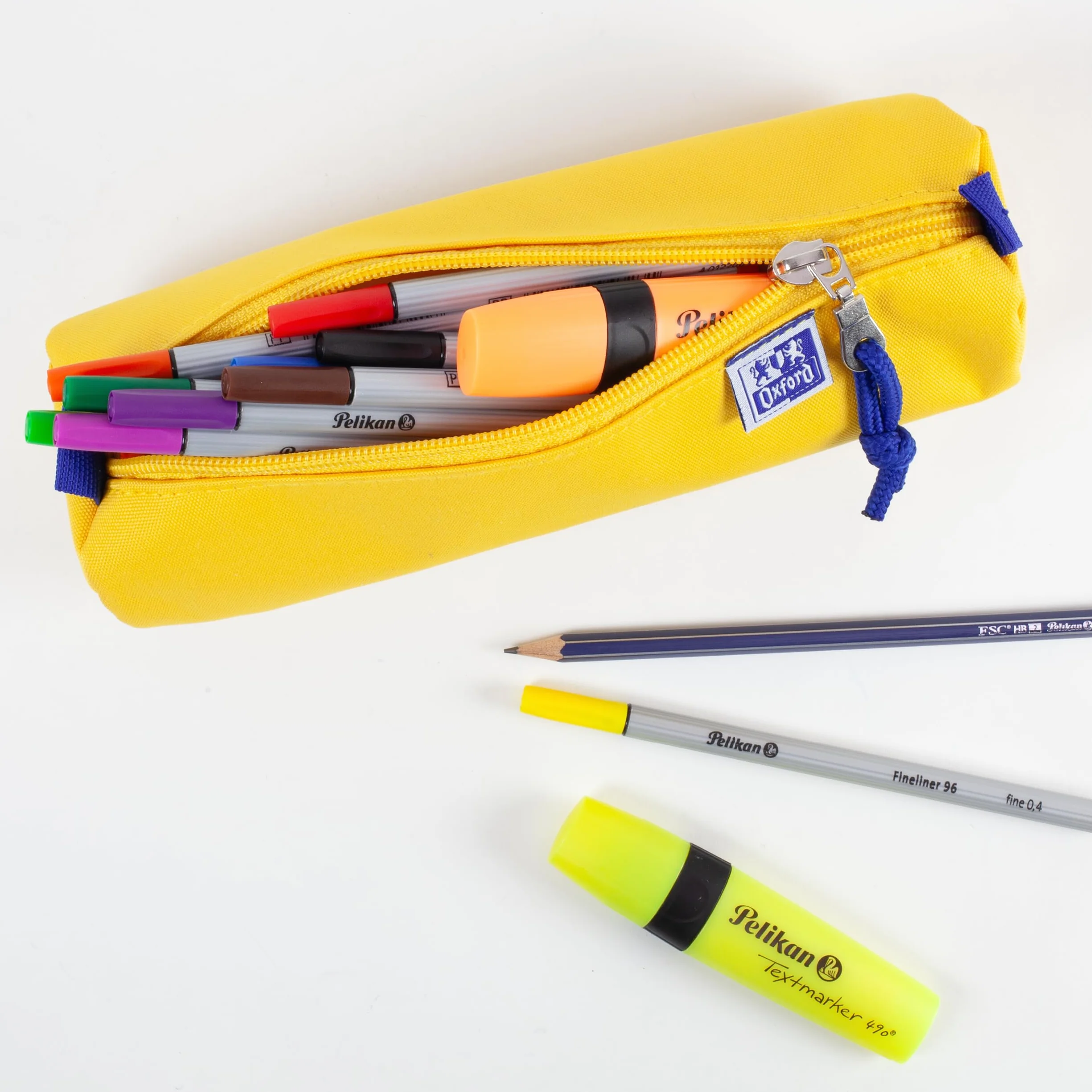 Pelikan® Textmarker 490 Zakreślacz Mix kolorów | Zestaw 4 sztuk | Flamaster Marker Pisak Mazak | Do Szkoły Biura Na studia | Szybkie zaznaczanie Przypomnienie Info | Dla Uczniów Nauczycieli Studentów