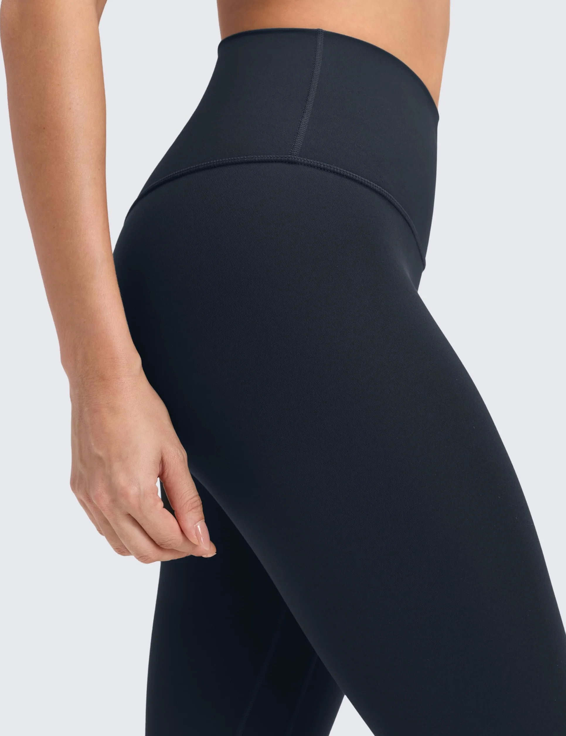 CRZ YOGA Damskie legginsy do jogi Butterluxe bez szwów z przodu, 25 cali – spodnie do ćwiczeń Pilates, z wysokim stanem, maślane, miękkie