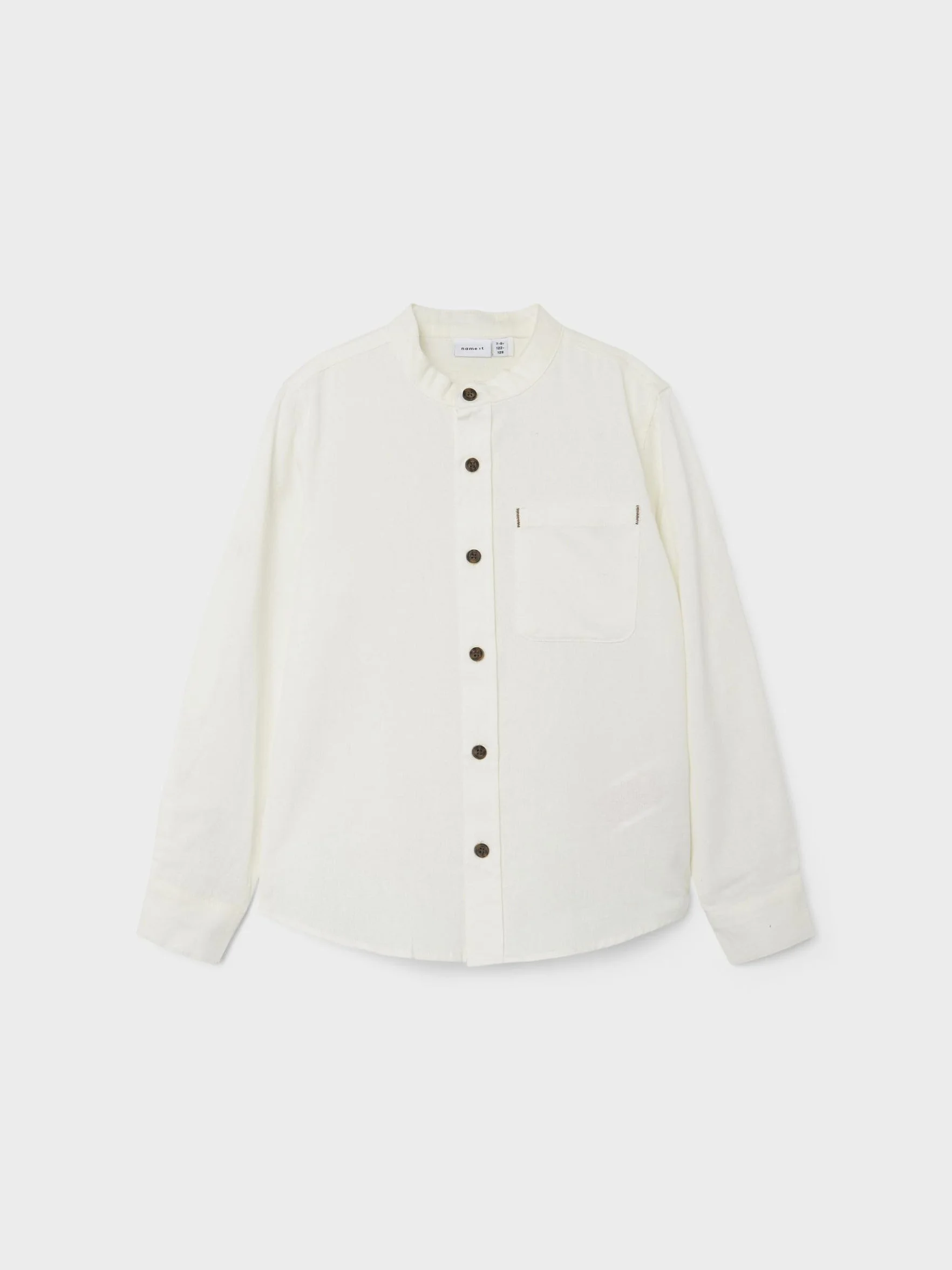 NAME IT Koszula Chłopcy Nkmfish Ls Shirt Ff Noos
