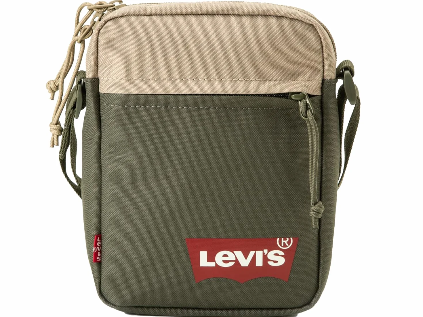Levi's Mini Crossbody Solid (Red Batwing), dla mężczyzn, jeden rozmiar, Zielona wojskowa, Taille unique