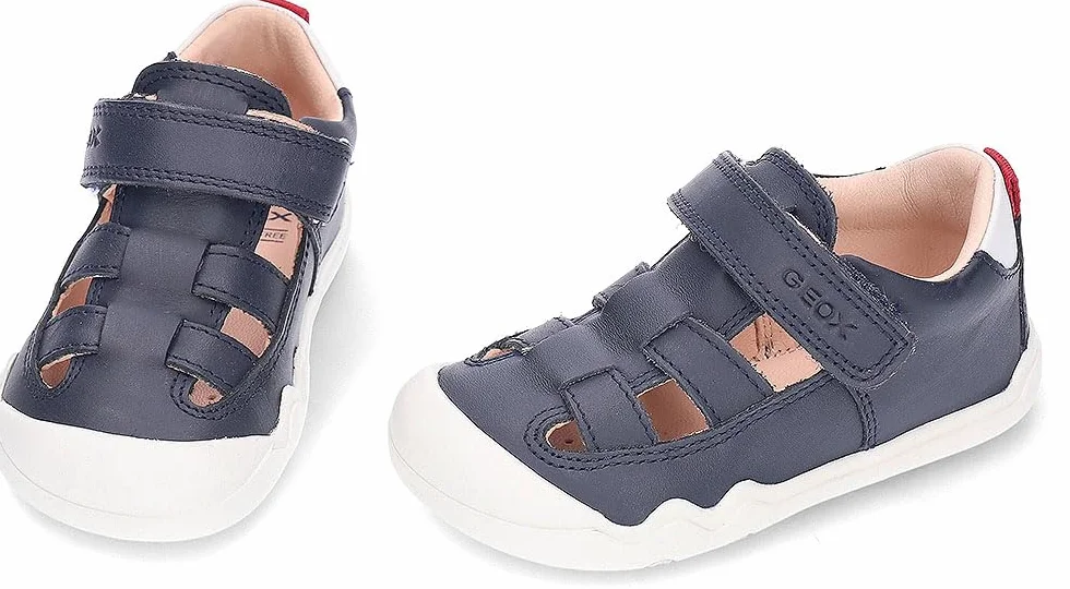 Geox Niemowlęta - chłopcy B Steppieup Boy AAdidasy