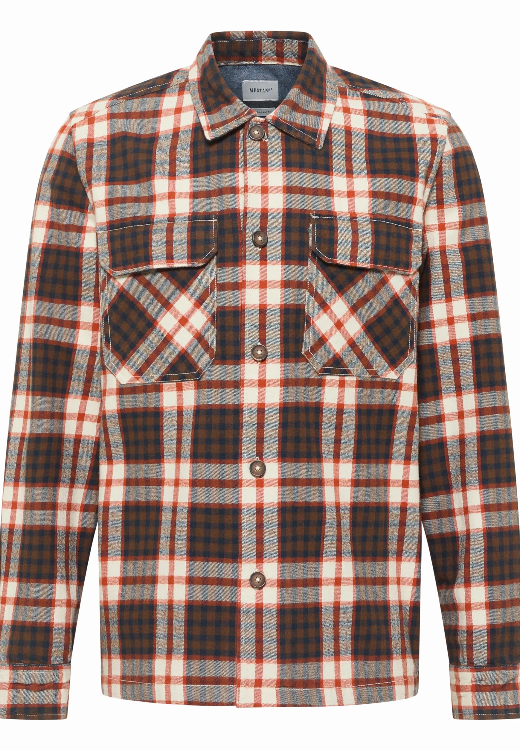Style Dayton, Middle Check Orange 12640, XL