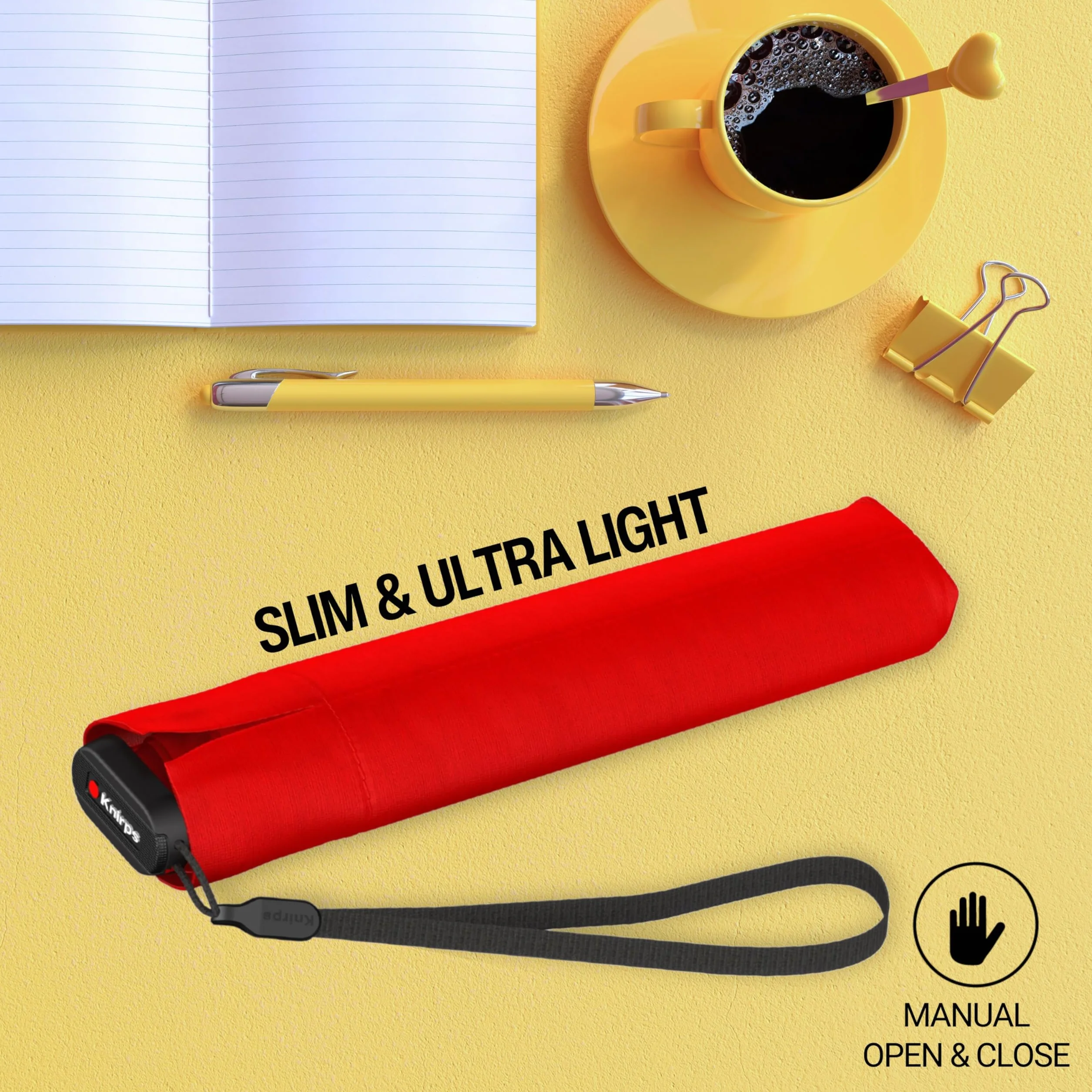 Knirps Parasol kieszonkowy US.050 Ultra Light Slim Manual Vision