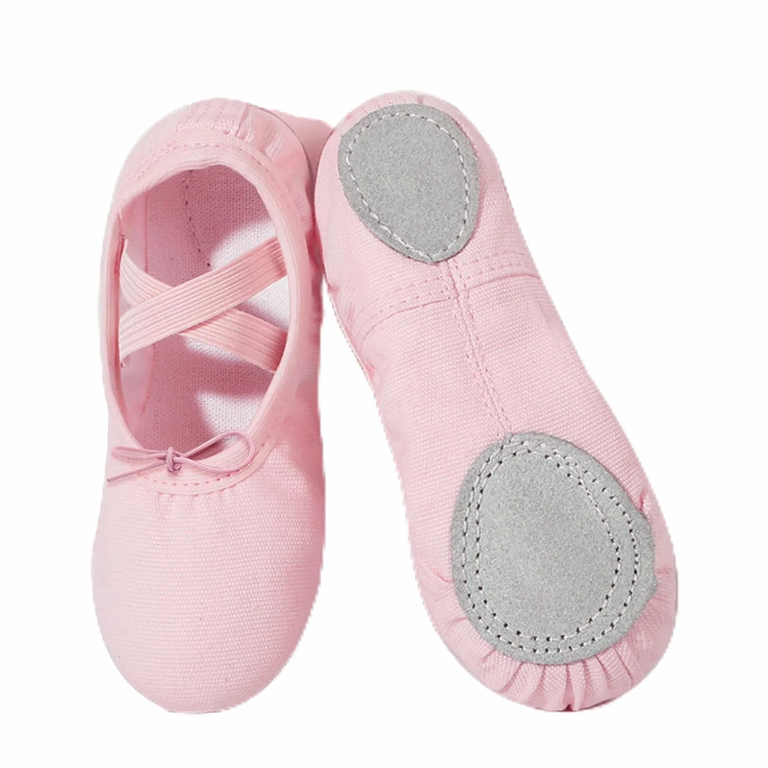 flintronic Klasyczne buty do tańca płótno, klasyczne buty do tańca, antypoślizgowe buty baleriny, buty do tańca, jednolita podeszwa, gimnastyka taniec kapcie dla dziewczynki kobiety