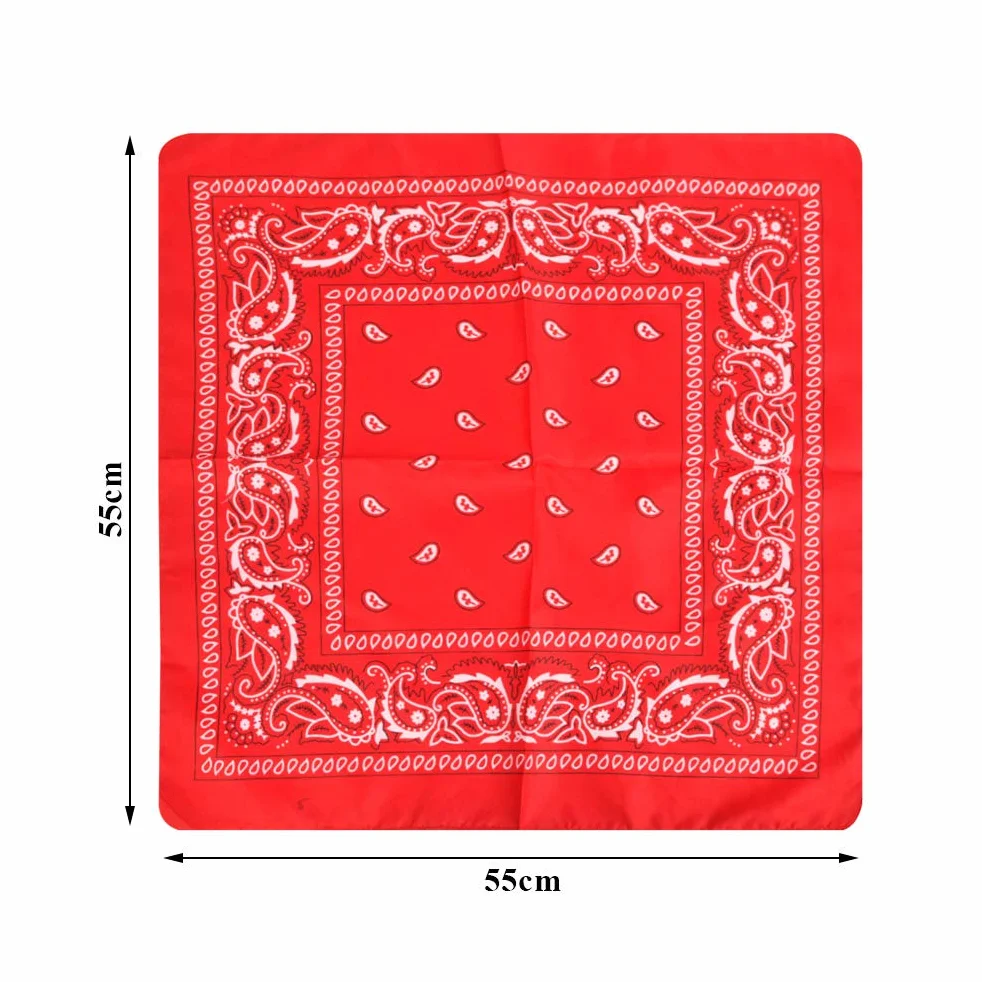 BUYGOO 20 szt. Kolorowe bandany Paisley wielofunkcyjne szaliki na głowę uniseks szaliki na szyję duże chusty w kolorach asortymentowych kwadratowe bandany na głowę dla mężczyzn i kobiet/dam (55 x 55