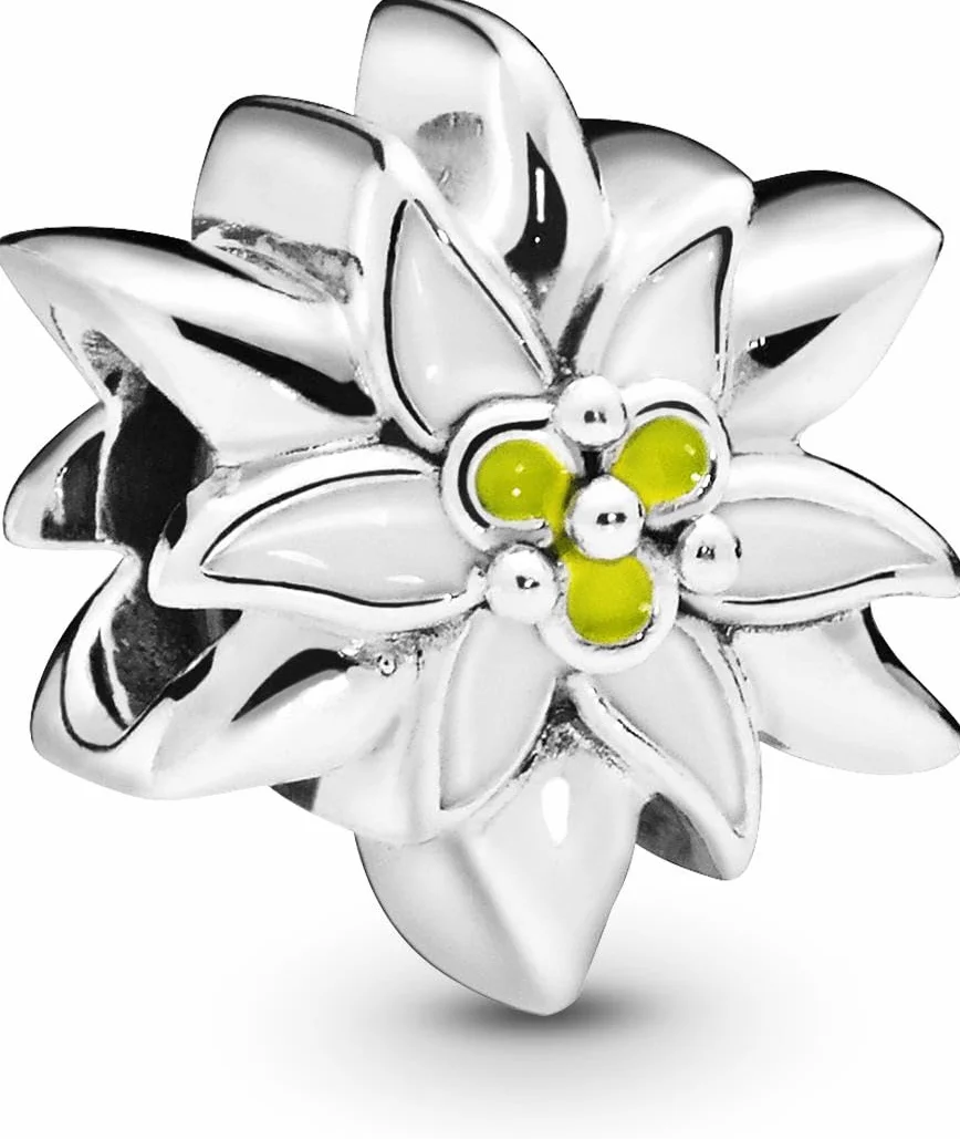 PANDORA Edelweiß Charm Sterling-Silber 8 x 11,4 x 10,7 (T/H/B)
