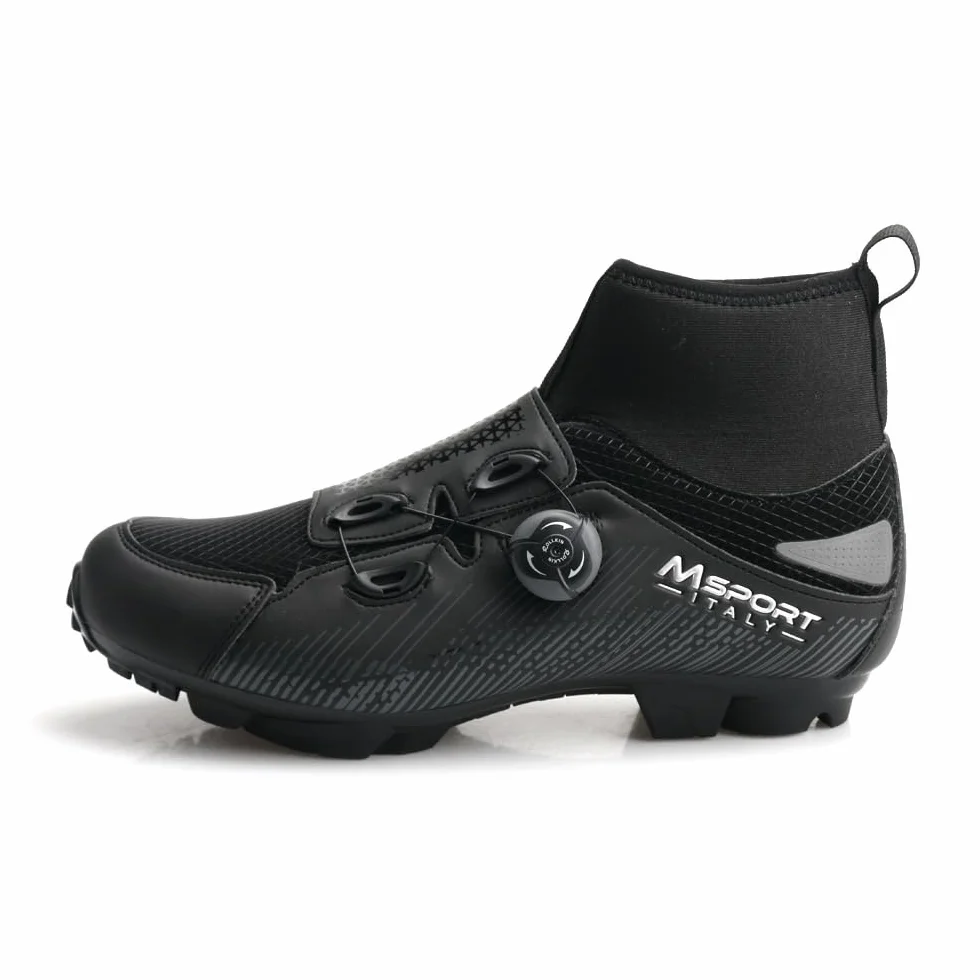 Zimowe antypoślizgowe buty rowerowe MTB, buty górskie dla mężczyzn/kobiet, kompatybilne z pedałami SPD