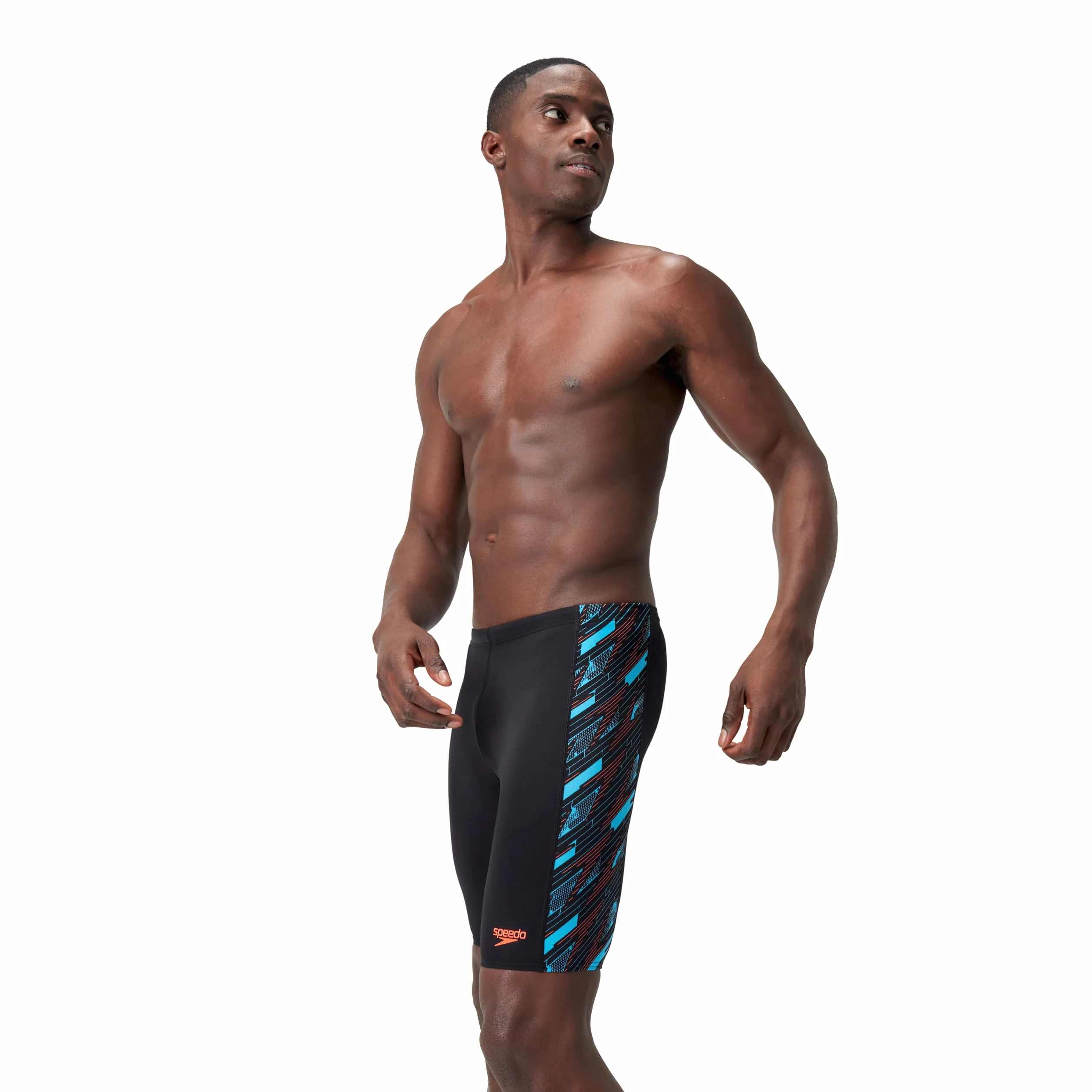 Speedo Jammer Mężczyźni Hyperboom Panel Jammer, Trening Pływacki, Fitness, Odporny Na Chlor