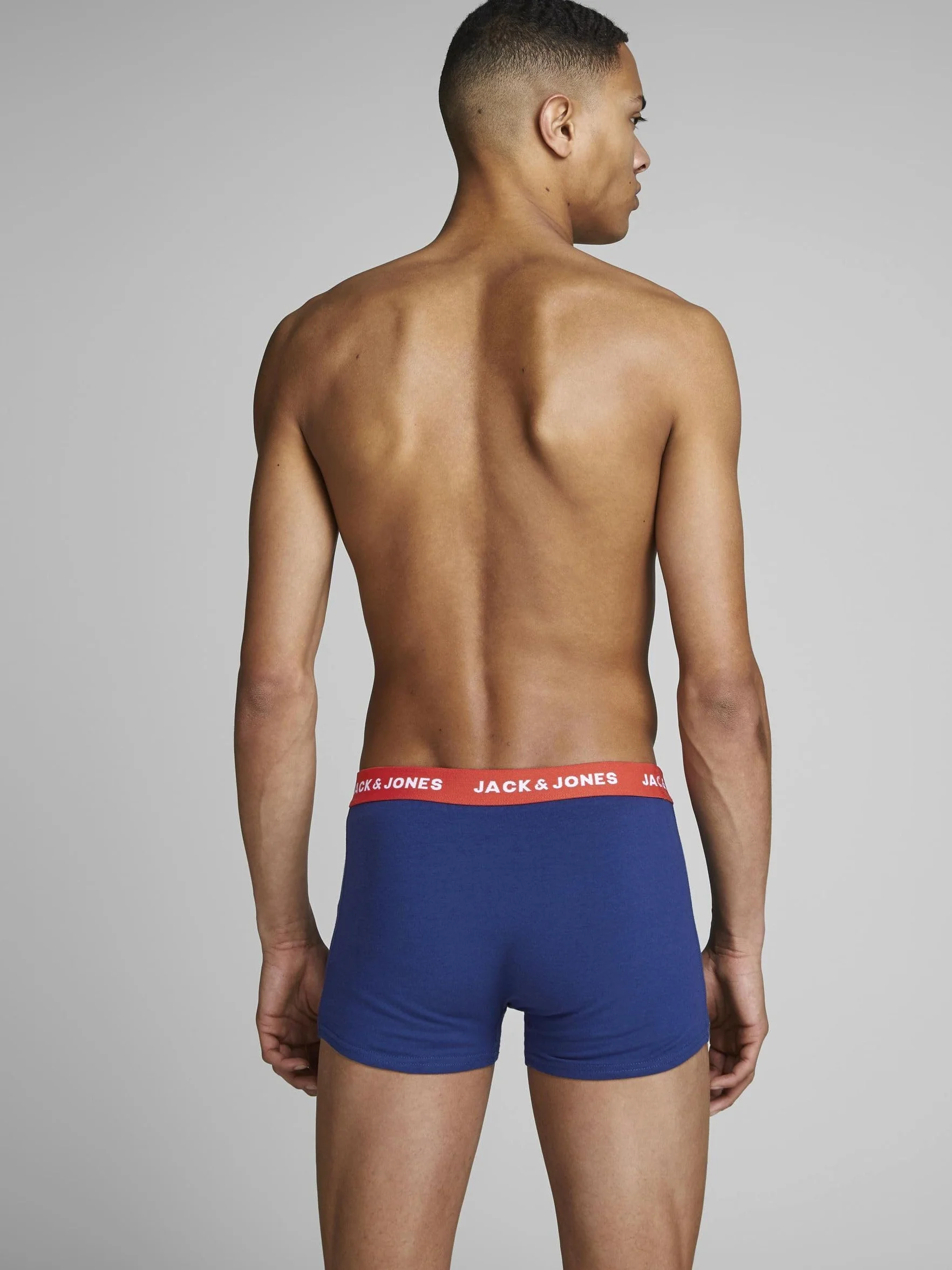 Jack & Jones Jaclee Męskie Obcisłe Bokserki, Wielokolorowy, L / 5 sztuk