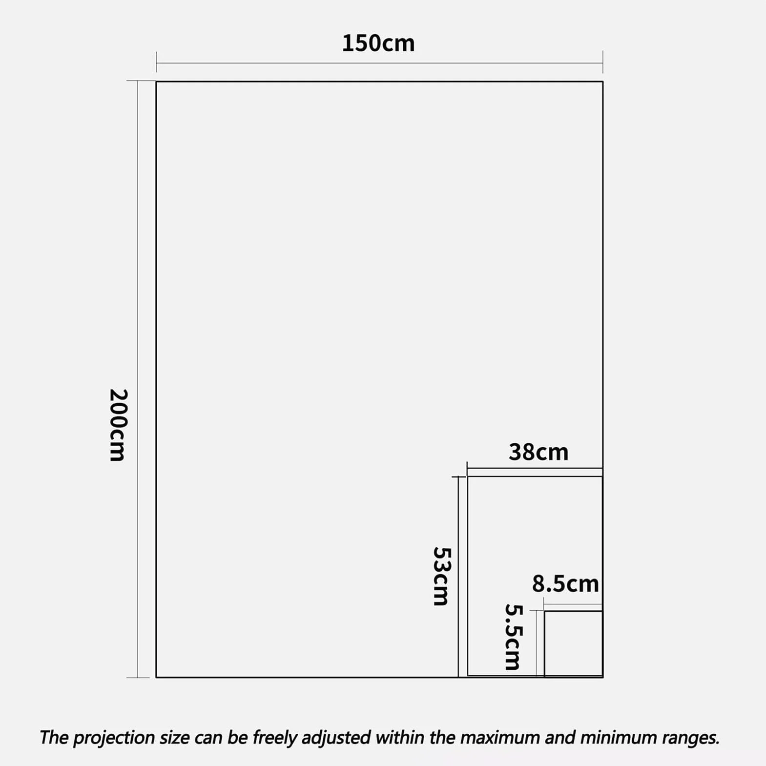 Projektor Do Rysowania Led, Projektor Smart Sketcher Z Projekcją 18–200 Cm, Regulacją Ostrości I Korekcją Trapezu, Projektor Artystyczny Do Rysowania I Rysowania, Do Płótna, Malowania Without base