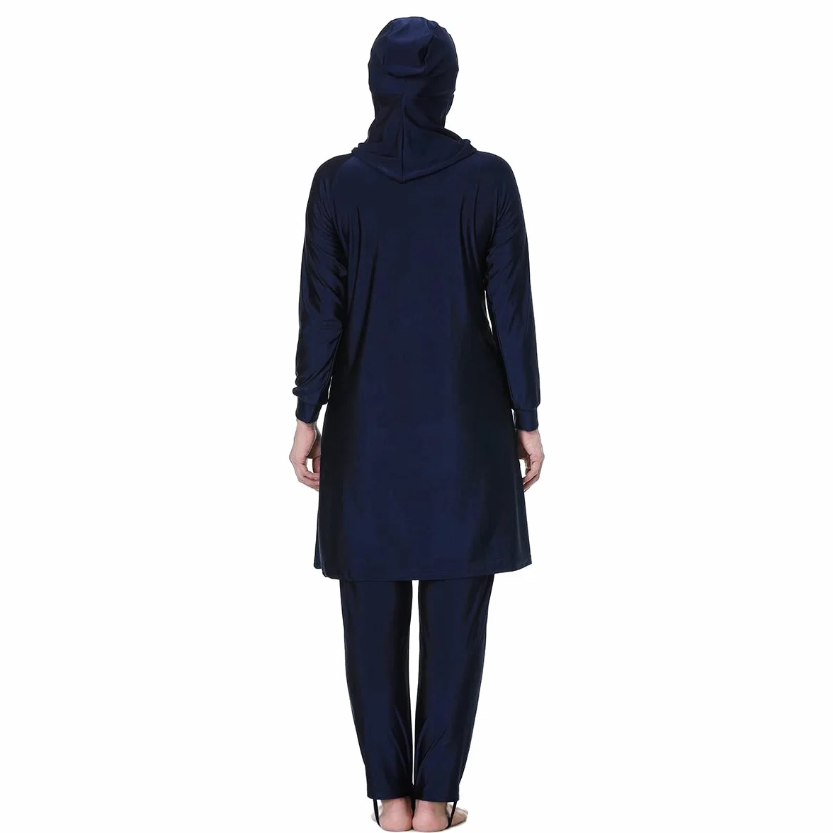 3XL-8XL muzułmańskie damskie długie rękawy skromne Burkinis trzyczęściowe stroje kąpielowe