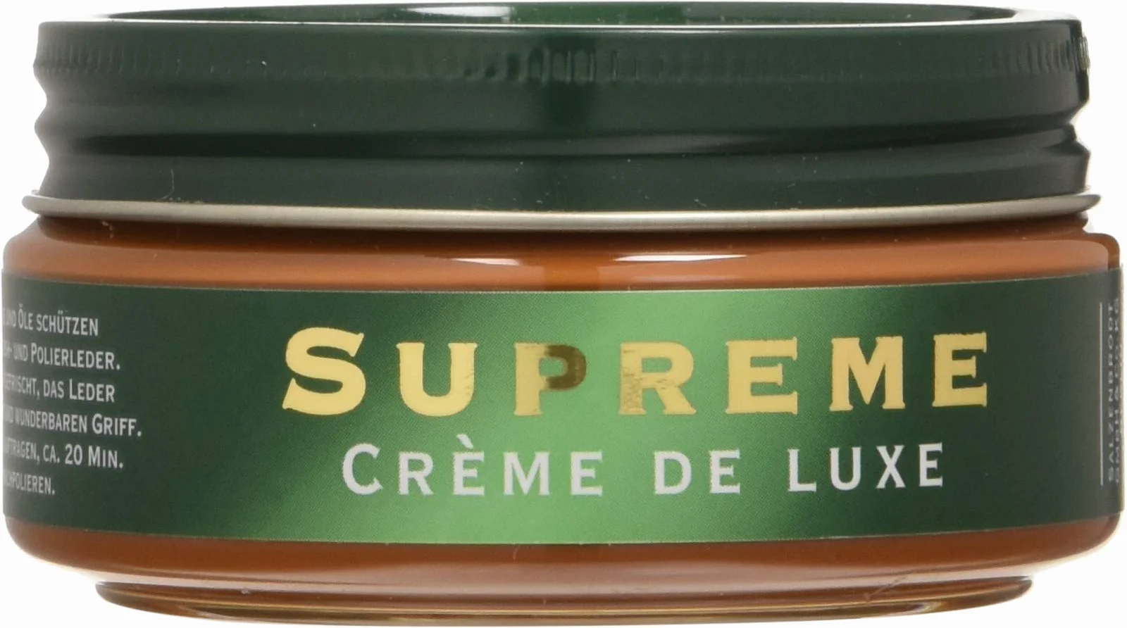 Collonil 1909 Supreme Creme de Luxe 79540000389 Krem do butów, gładka skóra, 100 ml, brązowy/jasnobrązowy, 100 ml (1 opakowanie).
