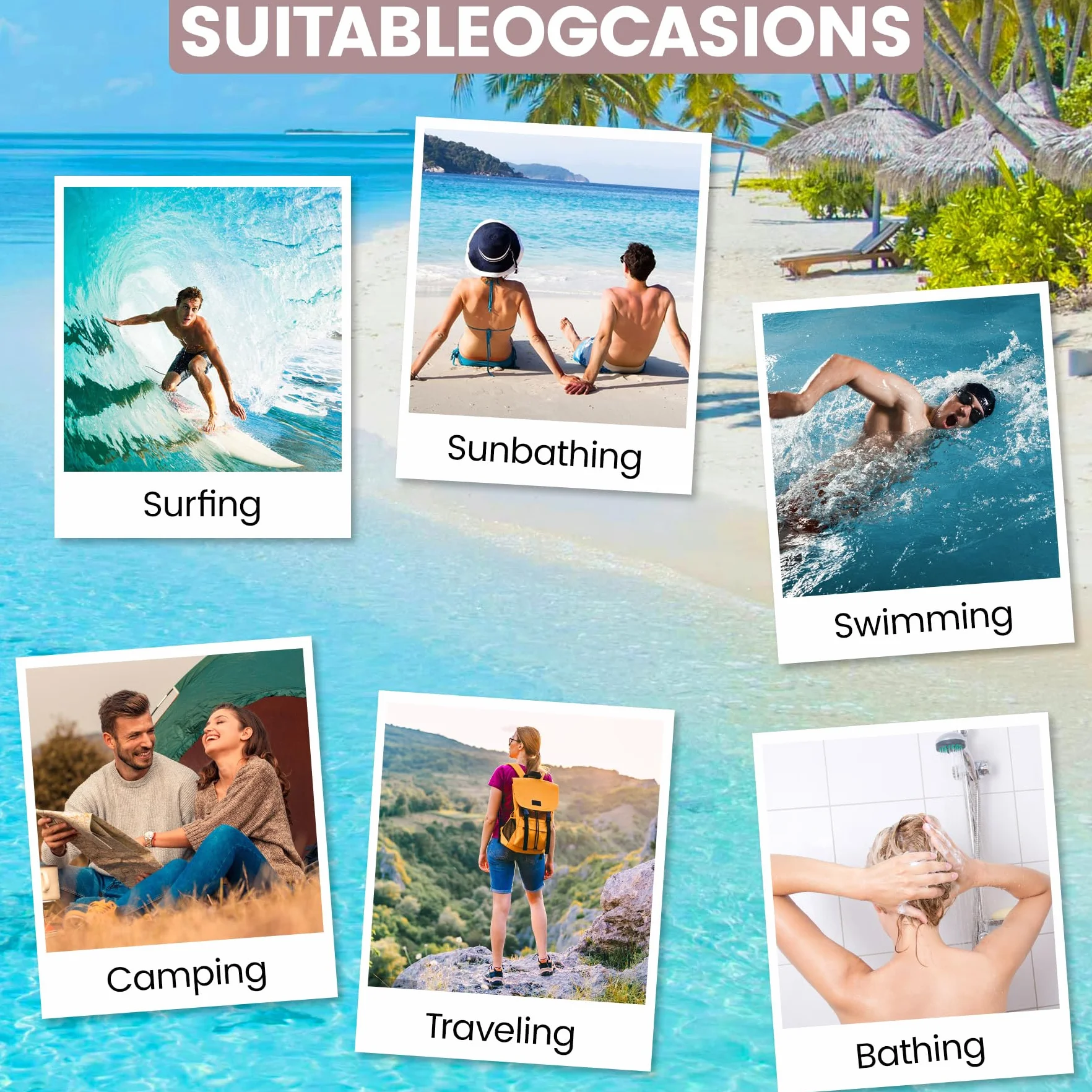 Ponczo surferskie unisex z ręcznikowej bawełnianej tkaniny frotte, szlafrok do przebierania, do pływania, na plażę, rozmiary dla dorosłych