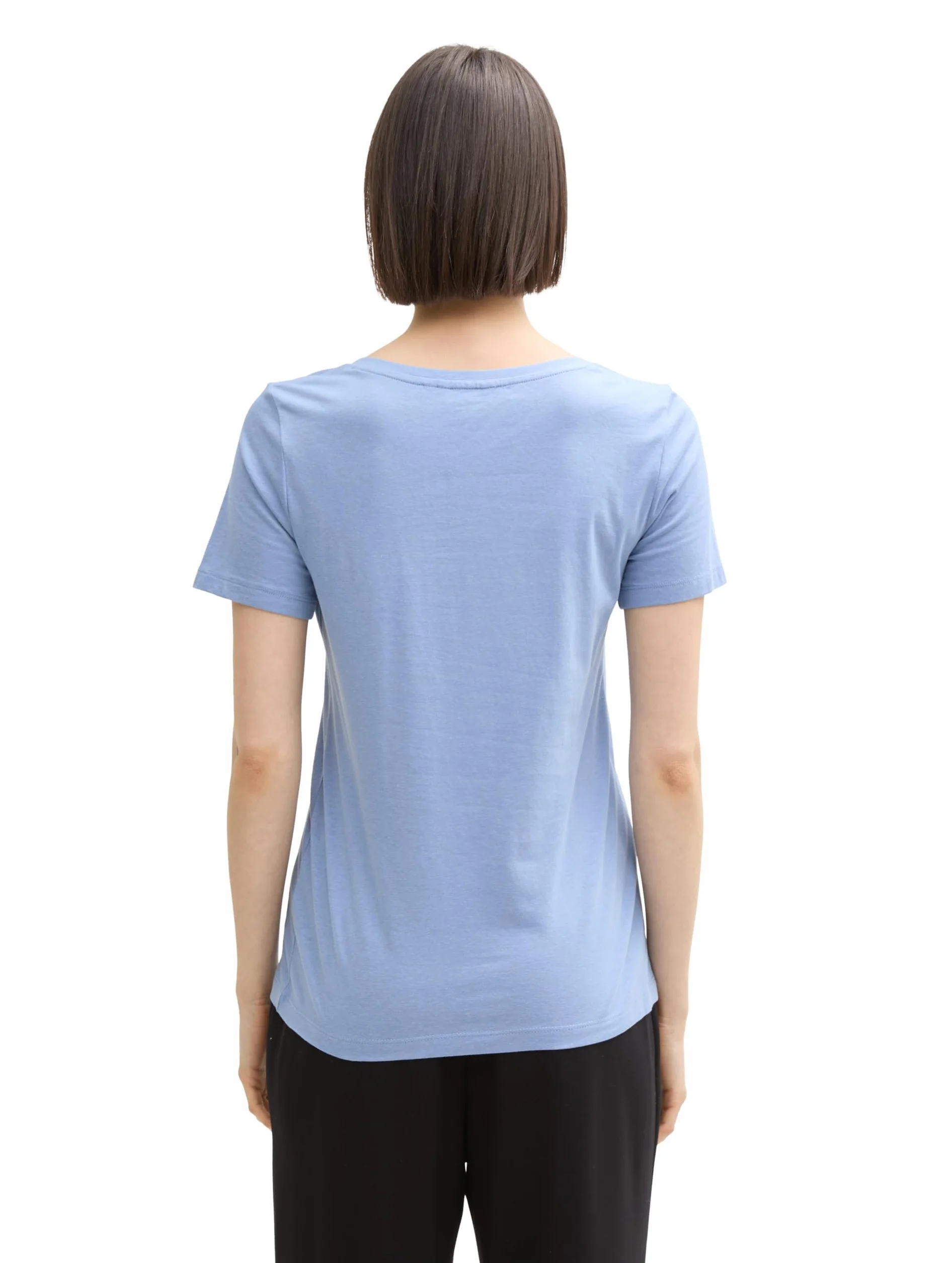 TOM TAILOR T-shirt damski, 37106 - Flawless Blue, XL
