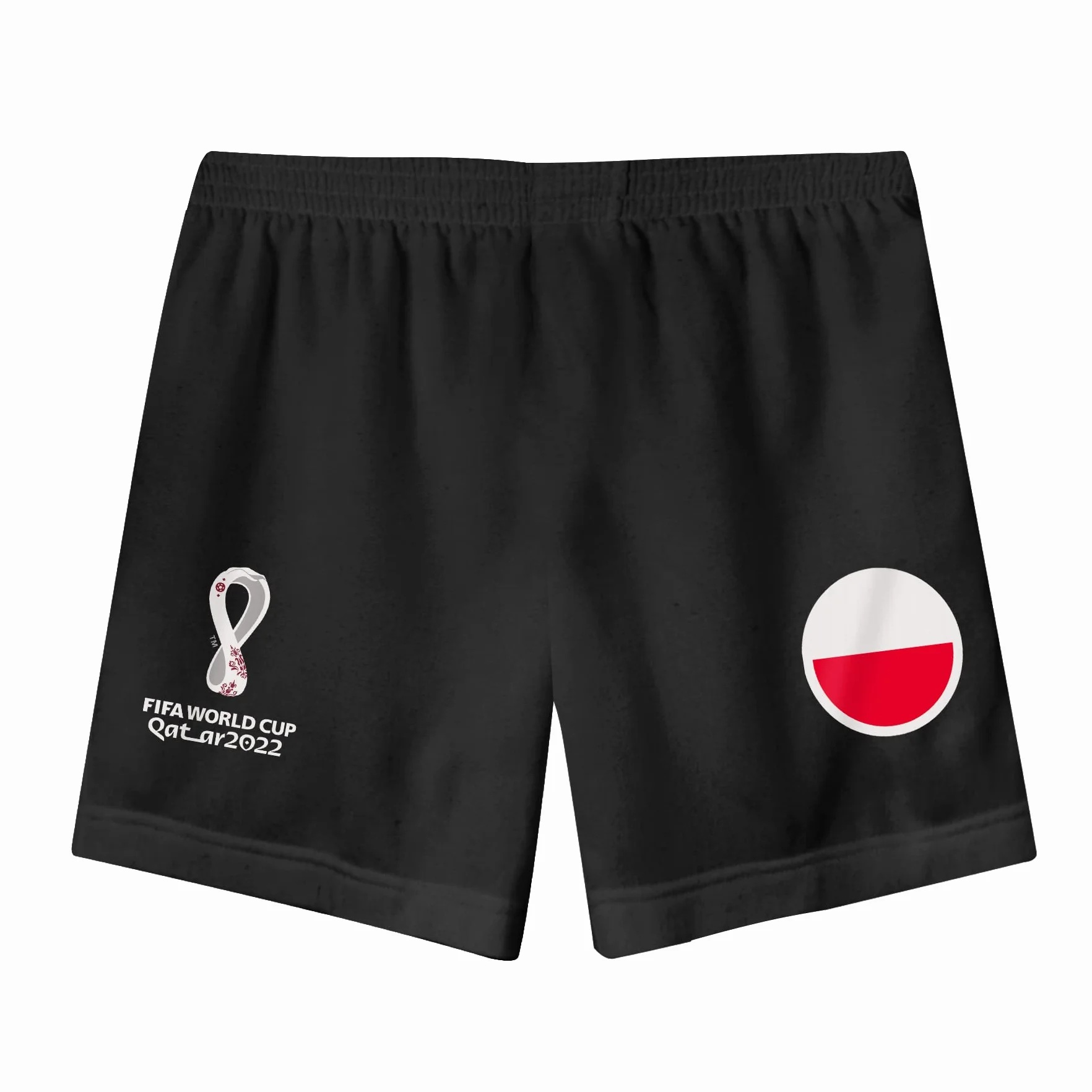 FIFA Unisex Kids oficjalny zestaw koszulek i spodenek Mistrzostw Świata w Piłce 2022 - Polska - Home Country zestaw koszulek i spodenek (1 szt.), Czerwony, 18 miesi?cy