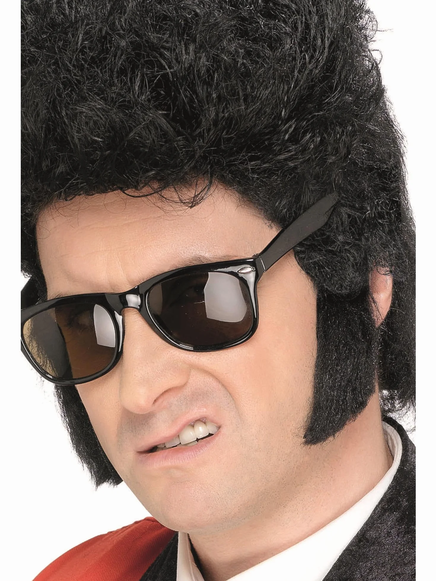 Smiffys Rock N Roll Sztuczne Baki, Czarny, Od 16 Lat