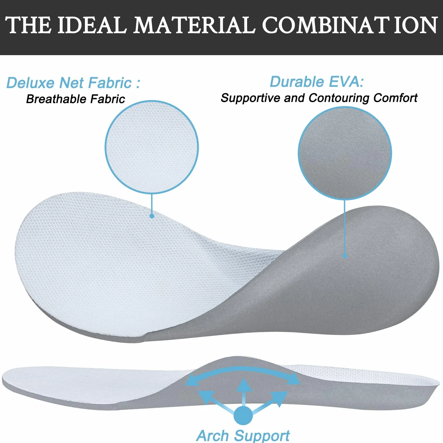 Endoto Wkładki do Nike Air Force 1 Butów, Zamiennik Wkladka Zamienne Insoles Replacement Insert(45 EU)