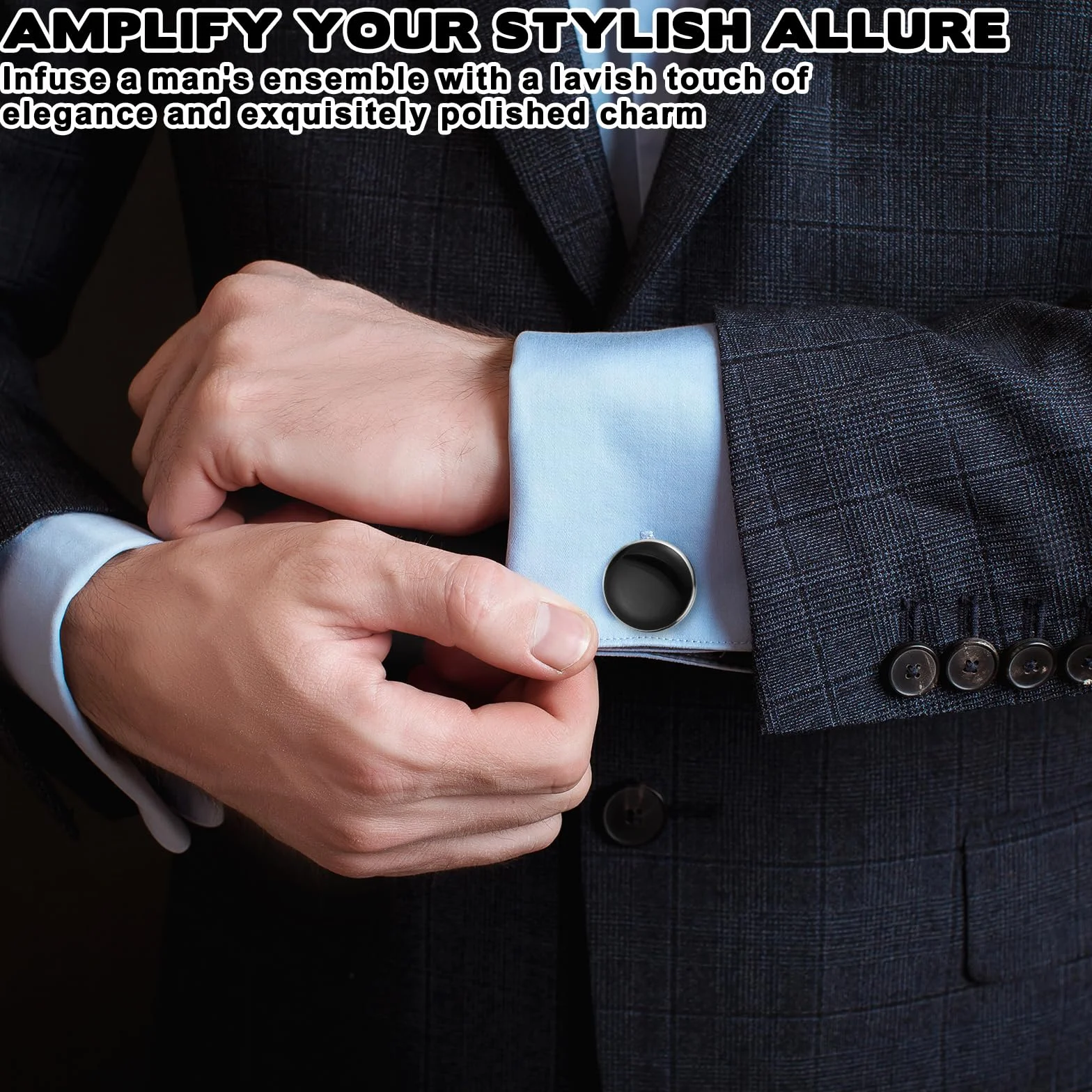 8 szt. męskich smokingów i spinek do mankietów zestaw klasyczne smokingi koszula ćwieki smoking guziki i spinki do mankietów biznes ślub formalne akcesoria rocznica prezent urodzinowy spinki do