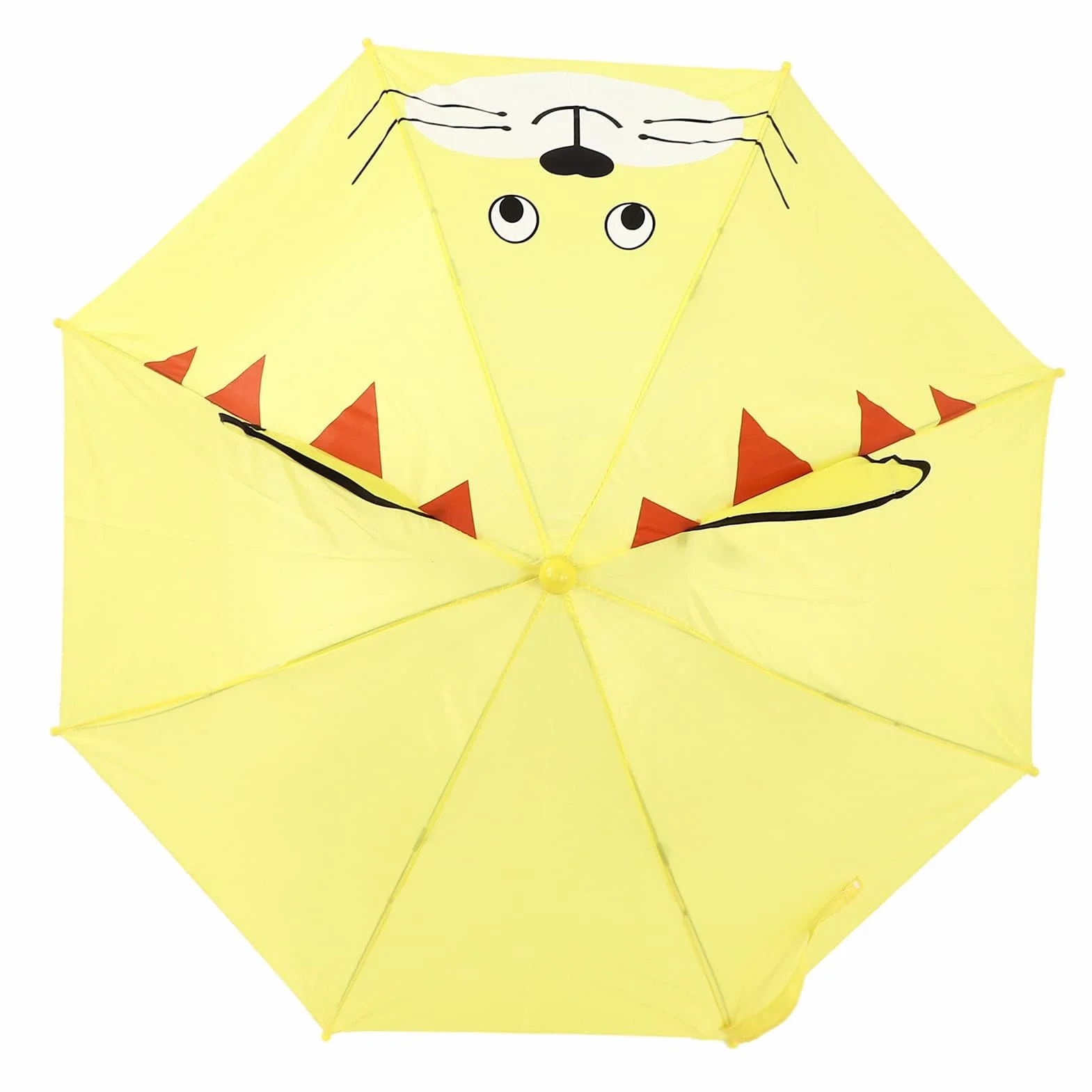 Parasol dla Dzieci Cartoon Animal Children Pop Up Parasolki z Gwizdkiem dla Dziewcząt i Chłopców