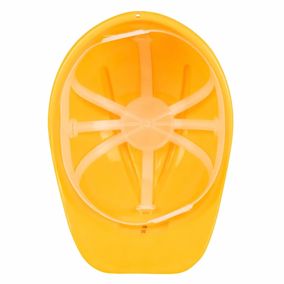 Boland 01414 - kask budowlany ze światłem, żółto-czarny, dla dorosłych, regulowany rozmiar, plac budowy, kostium, karnawał, impreza tematyczna