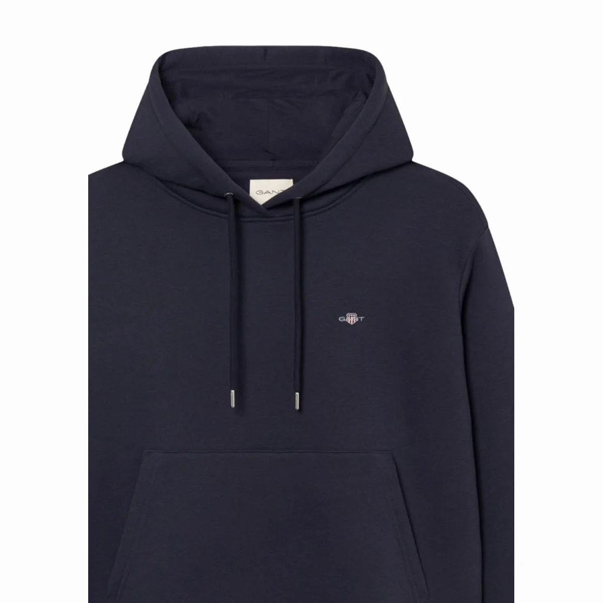 GANT Damska bluza z kapturem Shield, niebieski (Evening Blue), XXL
