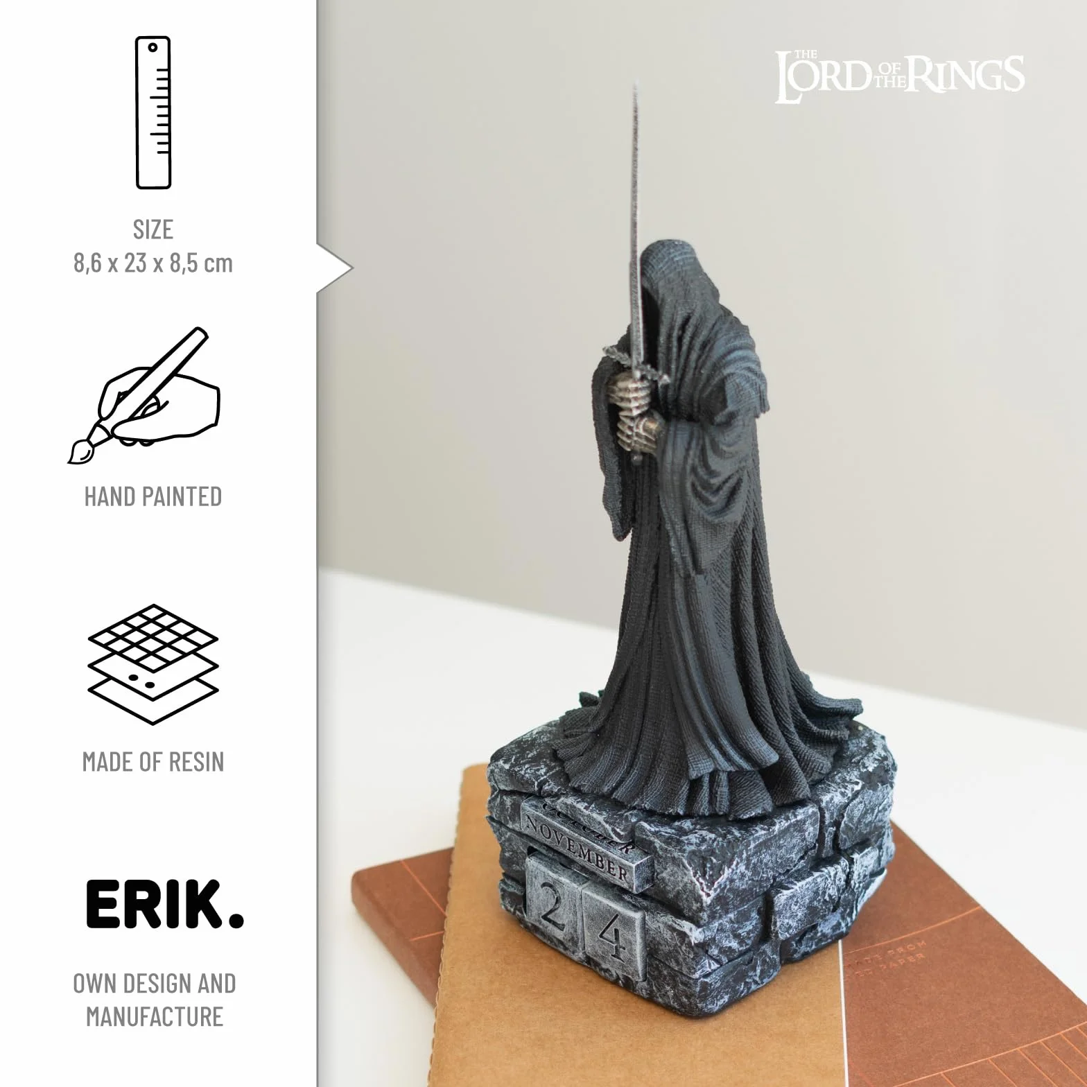 Grupo Erik The Lord Of The Rings Perpetual Calendar | Flip Calendar, Perpetual Calendars, Desk Calendar, Cool Calendar | Lord Of The Rings Gifts, Lord Of The Rings Merchandise