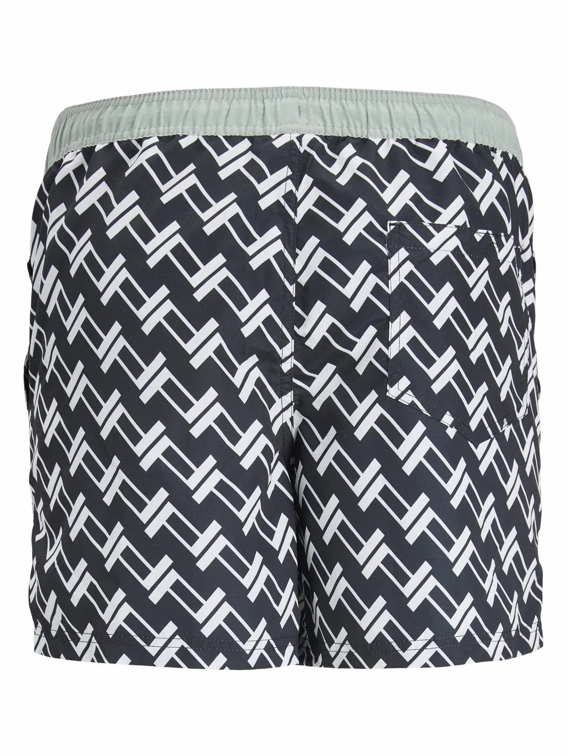 JACK & JONES PLUS Męskie szorty kąpielowe Jpstfiji Jjswim Belize Ly Pls czarne, 46, czarny, 46