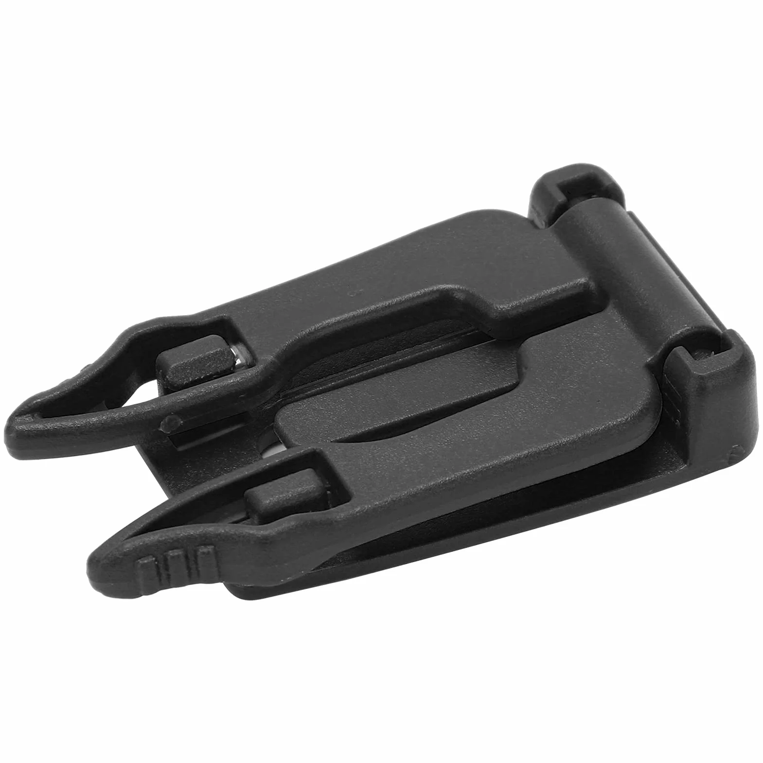 Molle Pasbing Pasek Klucz klamry Wysokiej jakości plastikowe trwałe plecak Podłączanie klamrów dla plecaków kołnierzy dla psów smycze 10pcs (Czarny)