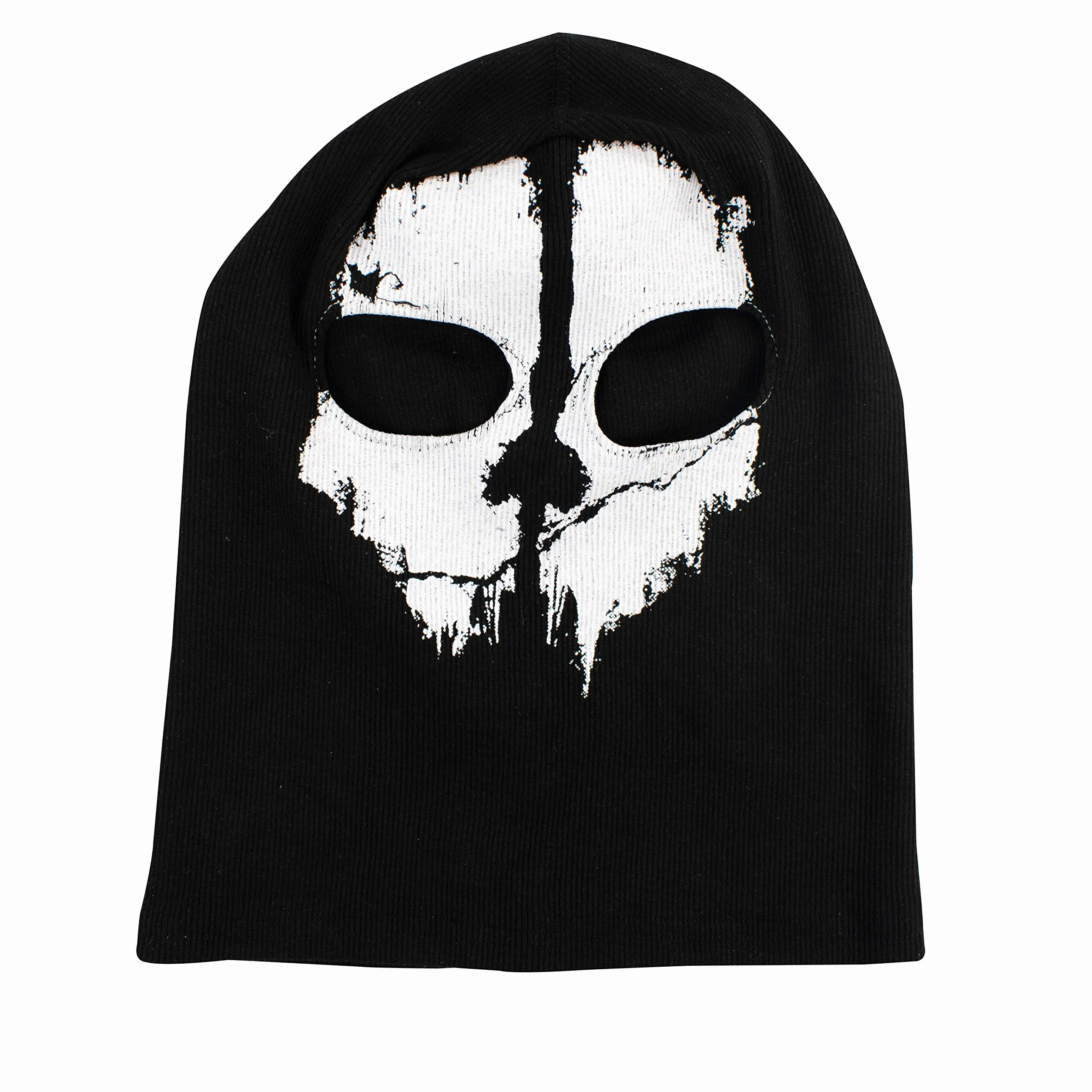 TRIXES Maska ducha - Kominiarka dla mężczyzn i kobiet - Wiatroszczelna ocieplacz na całą twarz, horror, narciarstwo, cosplay, Airsoft, motocykl, deskorolka, paintball, jeden rozmiar, czarna