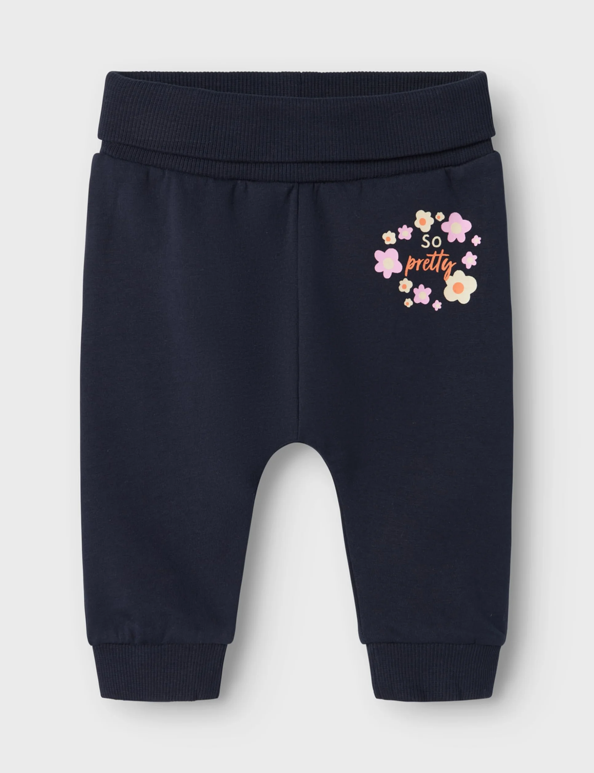 NAME IT Nbfvrillie Sweat Cardigan Box Bru Set Dress, Dark Sapphire/Print: FLOWER, 86