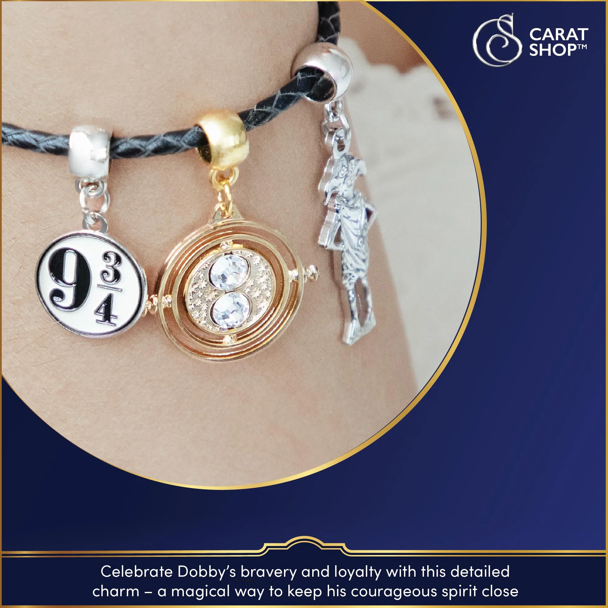 Oficjalna licencjonowana biżuteria Harry Potter The Carat Shop - Suwak Charms