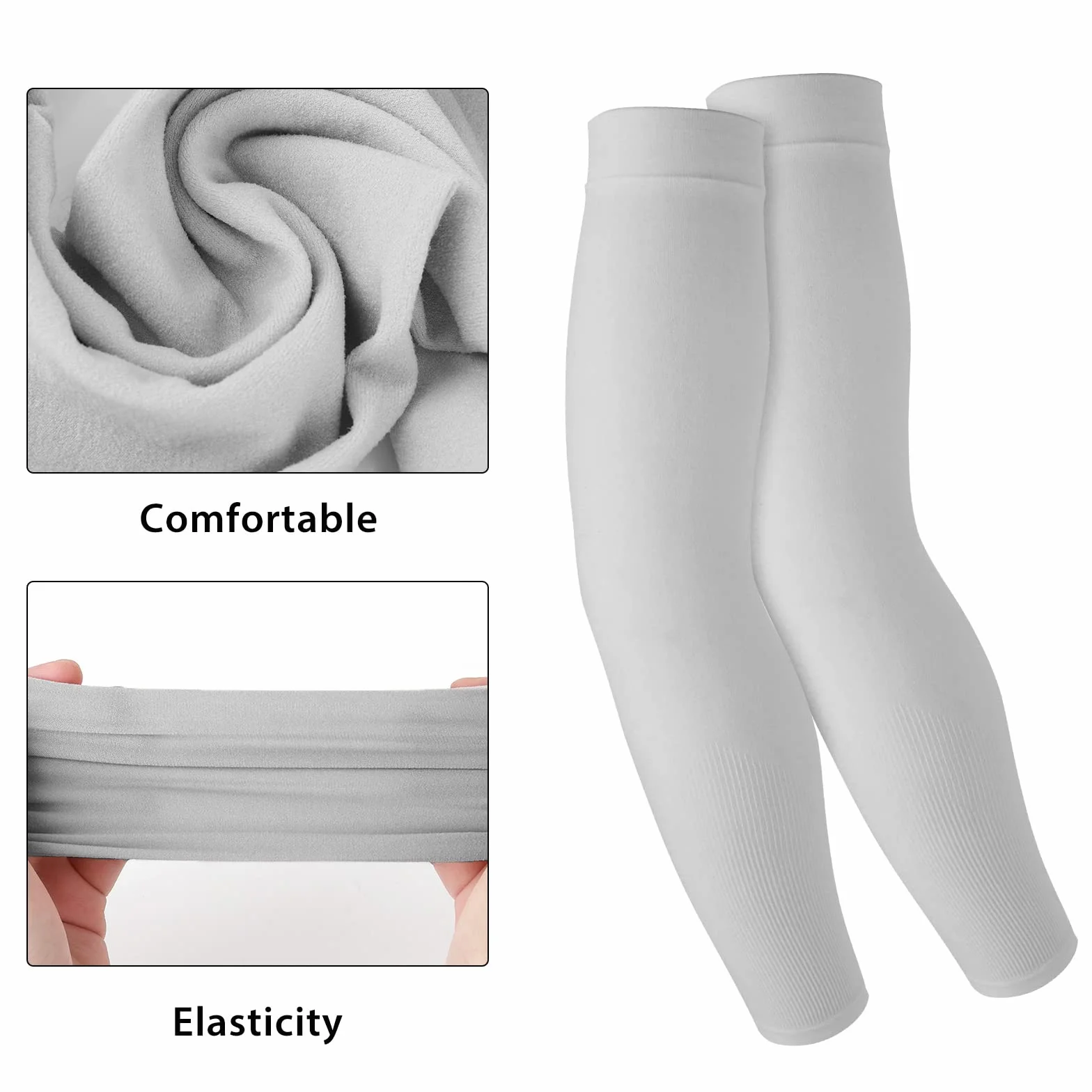 WLLHYF 2 pary rękawów chroniących przed promieniowaniem UV unisex rękawy na ramiona nylon spandex tatuaż okrycie chłodzące sportowe rękawy dla mężczyzn kobiet koszykówka piłka nożna zajęcia na świeżym