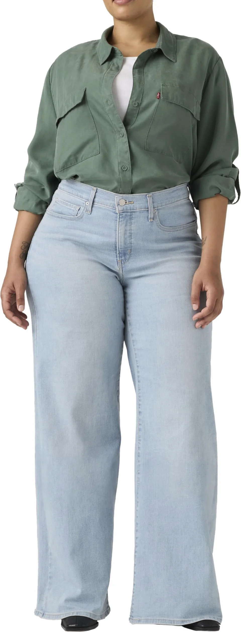 Levi's 318 Shaping Wide Leg - Dżins Kobiety
