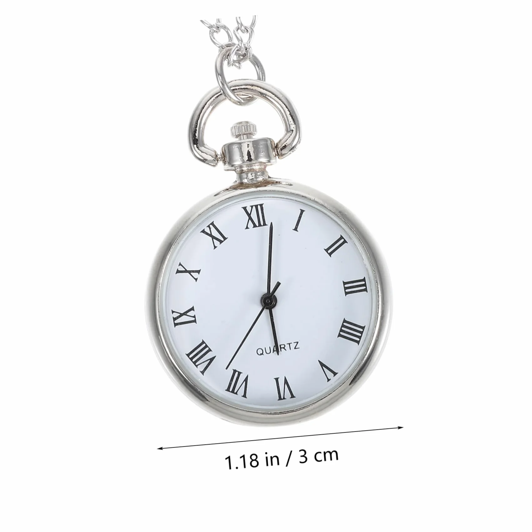 1kawałek Zawieszany Zegarek Stylu Nowoczesnym z Stopu Alloy Elegancki Wisiorek Zegarek Szyję z Łańcuszkiem Idealny Do Codziennego Użytku i Dekoracji