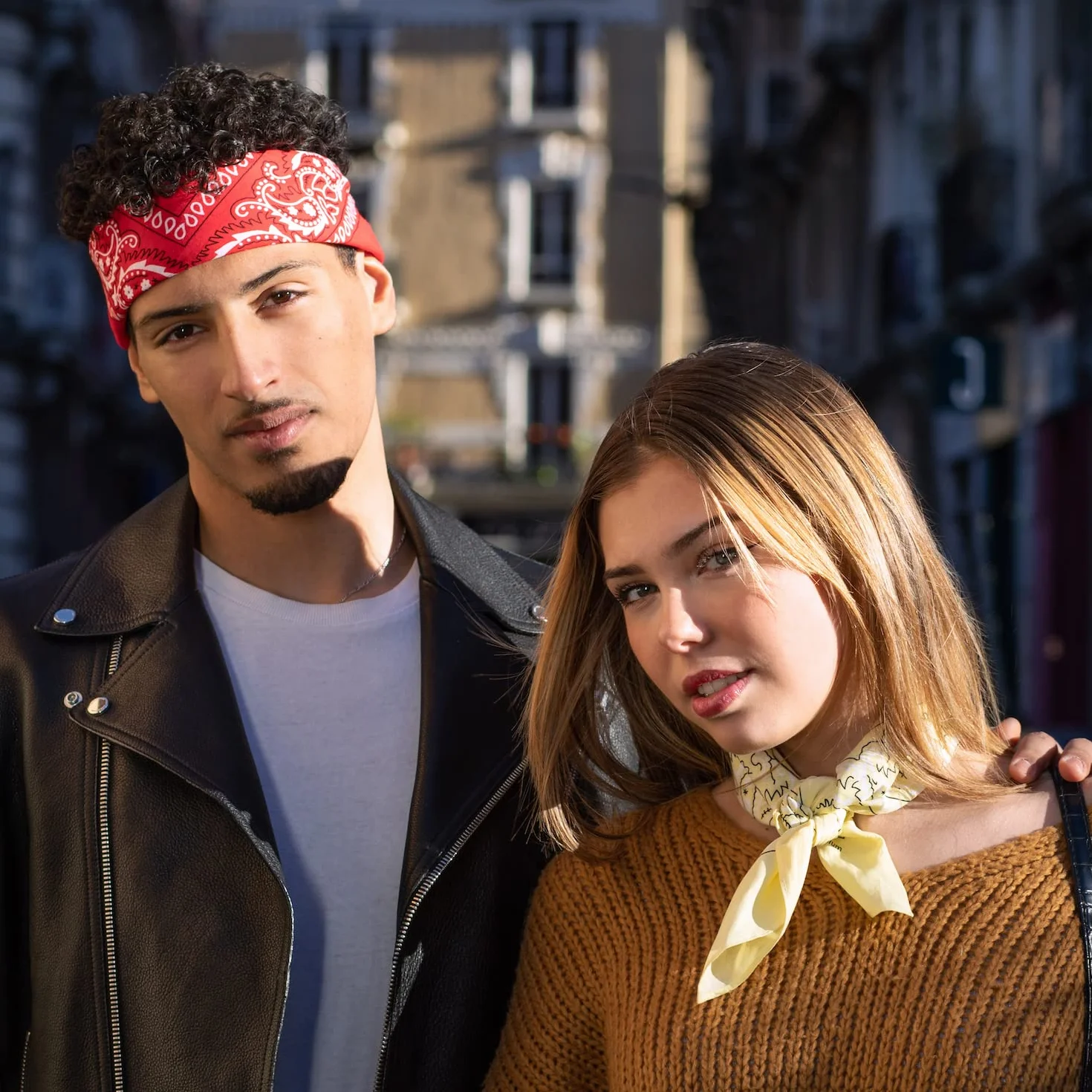 ...KARL LOVEN Bandana - wzór mandali Paisley - 100% bawełna przetestowana przez TÜV - gruba tkanina - 20 ekskluzywnych kolorów, Czarny, 5er Pack