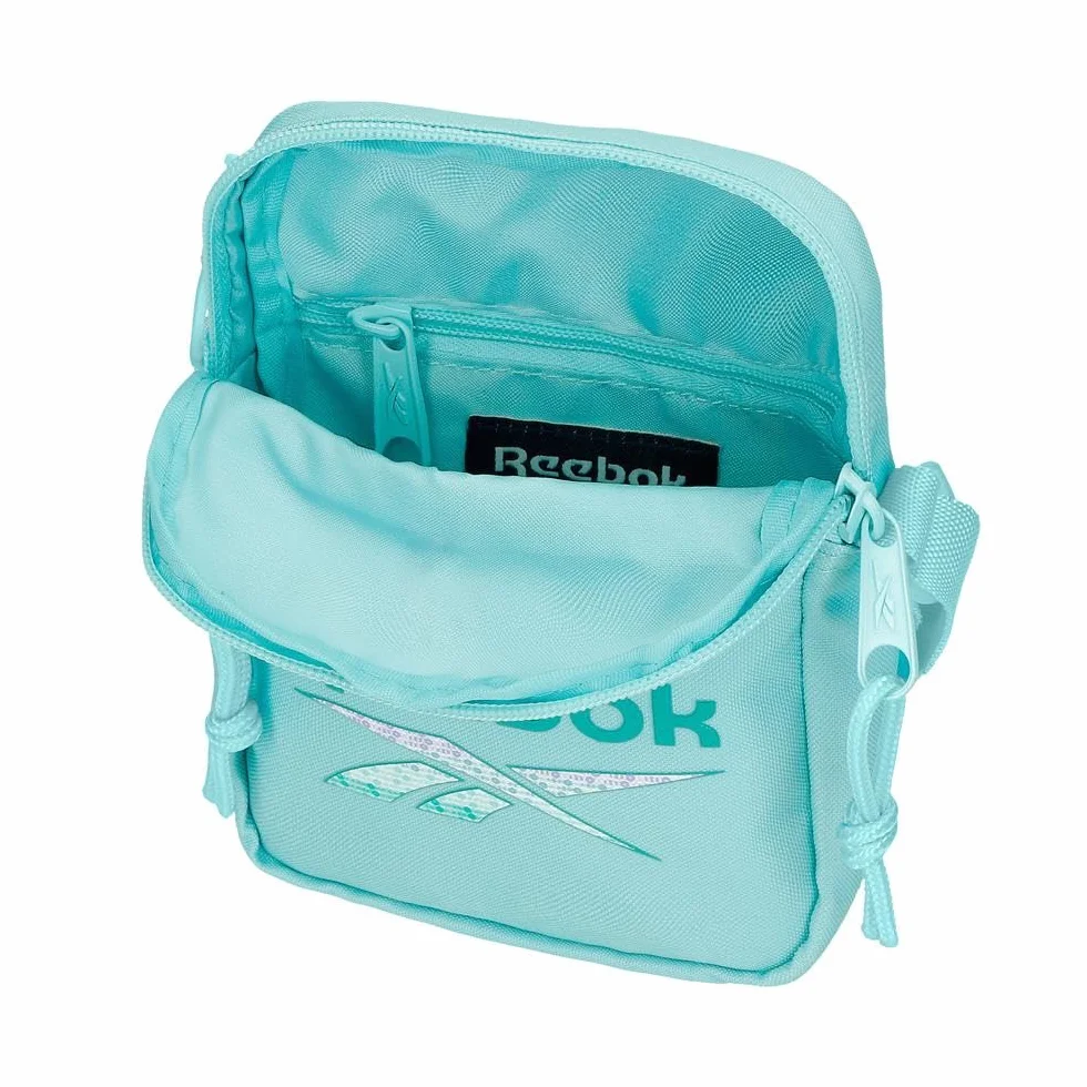 Reebok ANN Obudowa na messenger Mały Niebieski 12x17x2,5 cm Poliester, niebieski, Talla única, Mały pasek na ramię