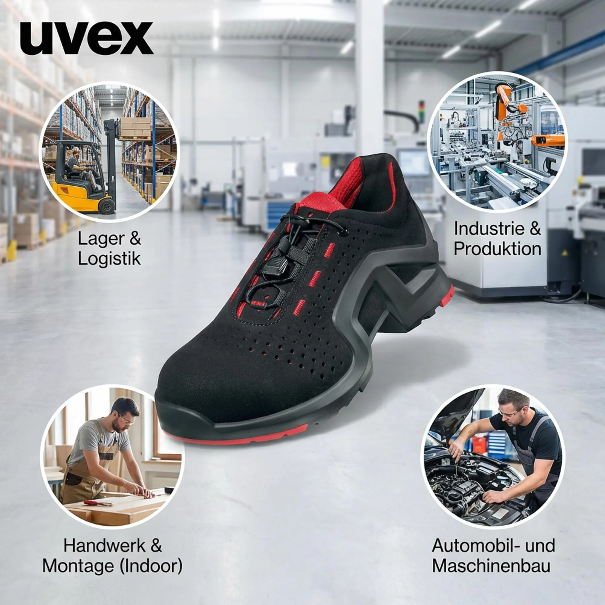 Uvex Mężczyźni 1 X-tended Supportbuty robocze