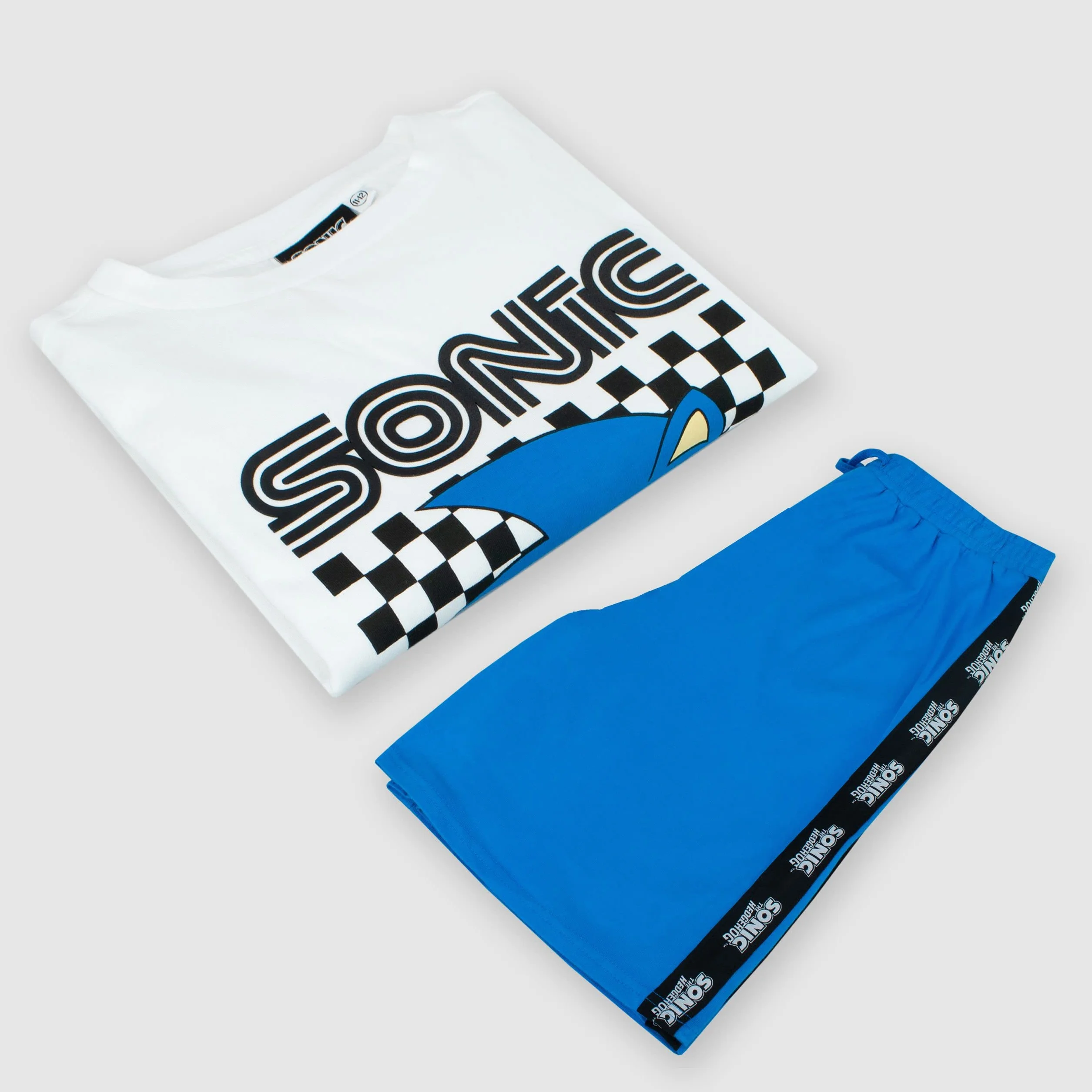 Sonic The Hedgehog Chłopcy Zestaw Koszulki i Spodenek Zestaw Koszulki i Spodenek