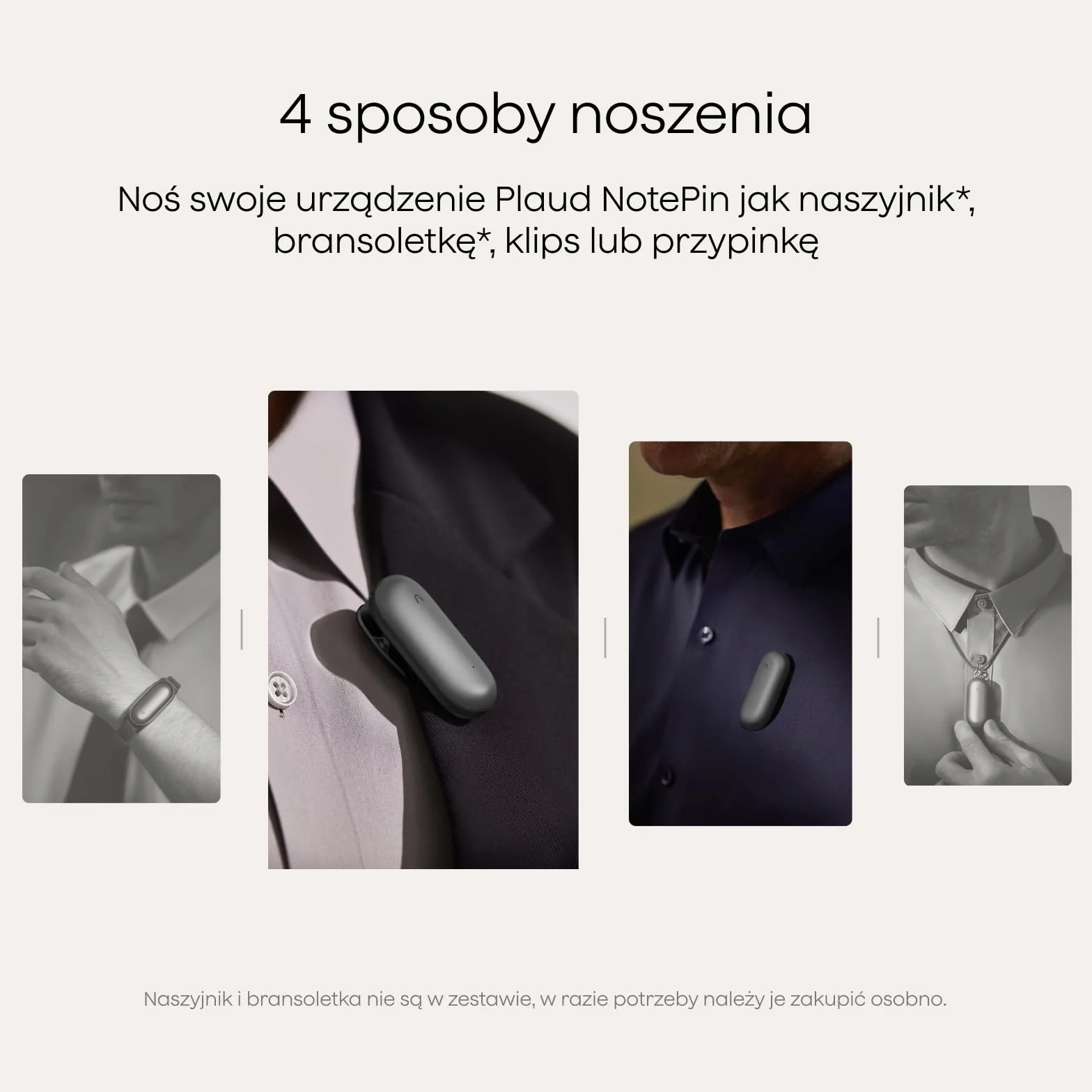 Plaud Note Dyktafon AI 64 GB z etui, obsługa 112 języków, na wykłady i spotkania