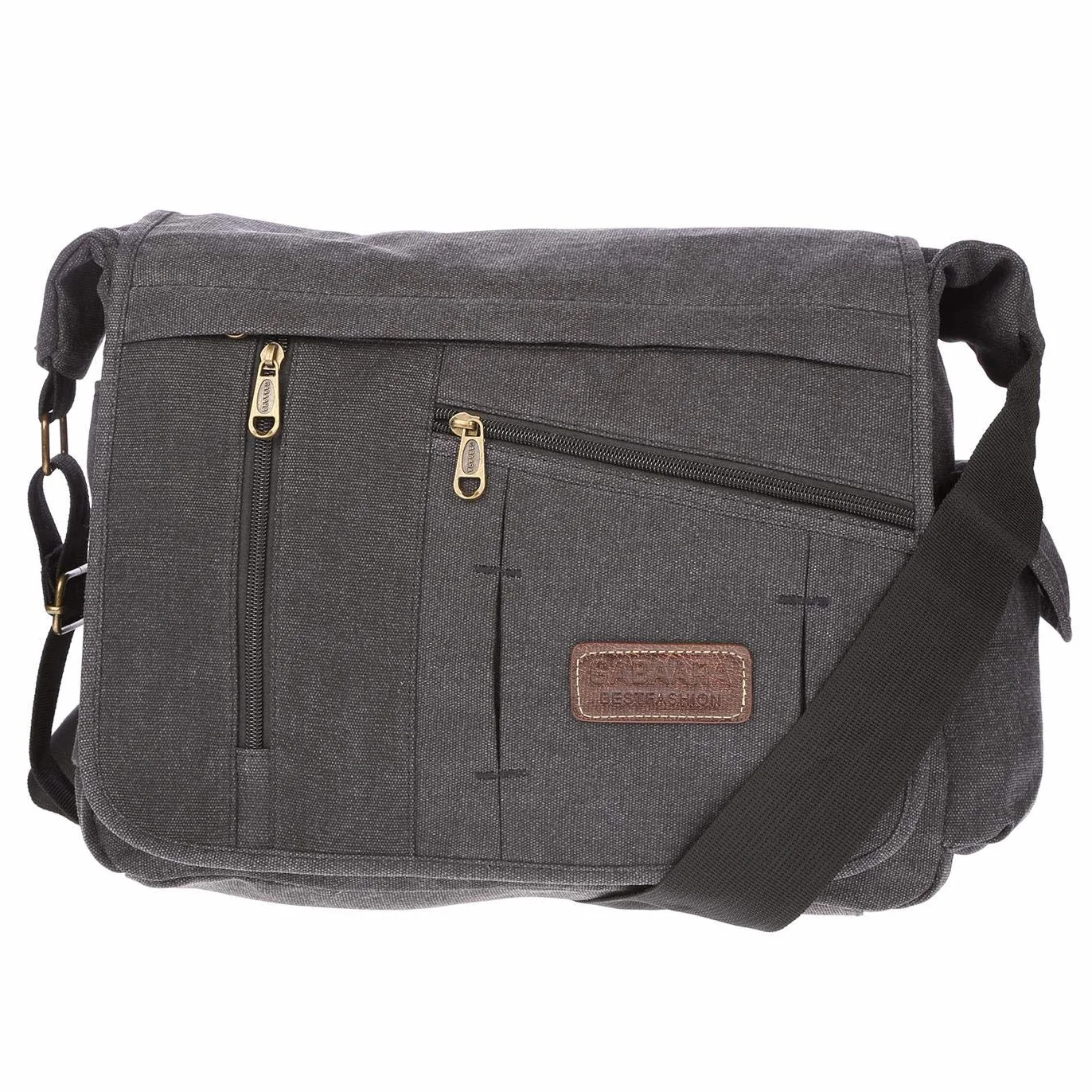 Christian Wippermann Duża XL męska damska torba na ramię Canvas Messenger Bag