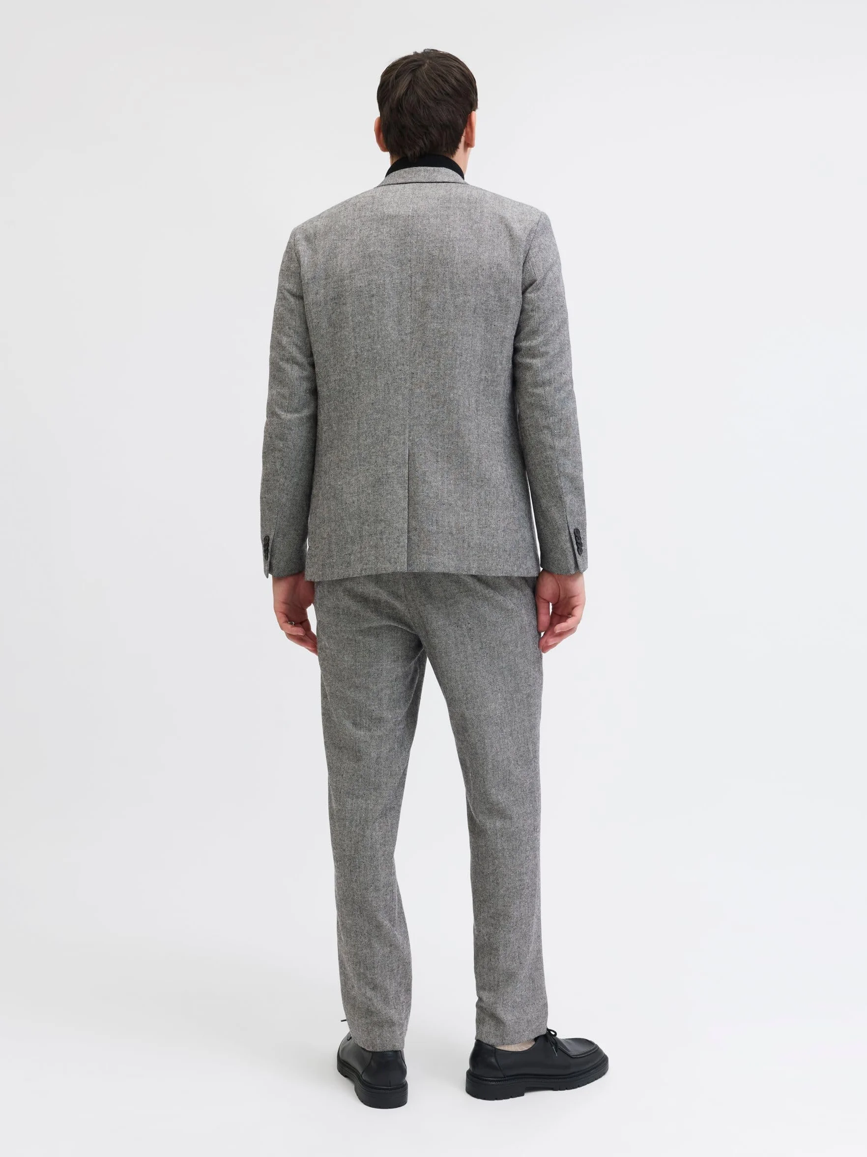 JACK & JONES Jprmartin Winter Tweed Blazer Do01 Sn, Ultimate Grey, 48