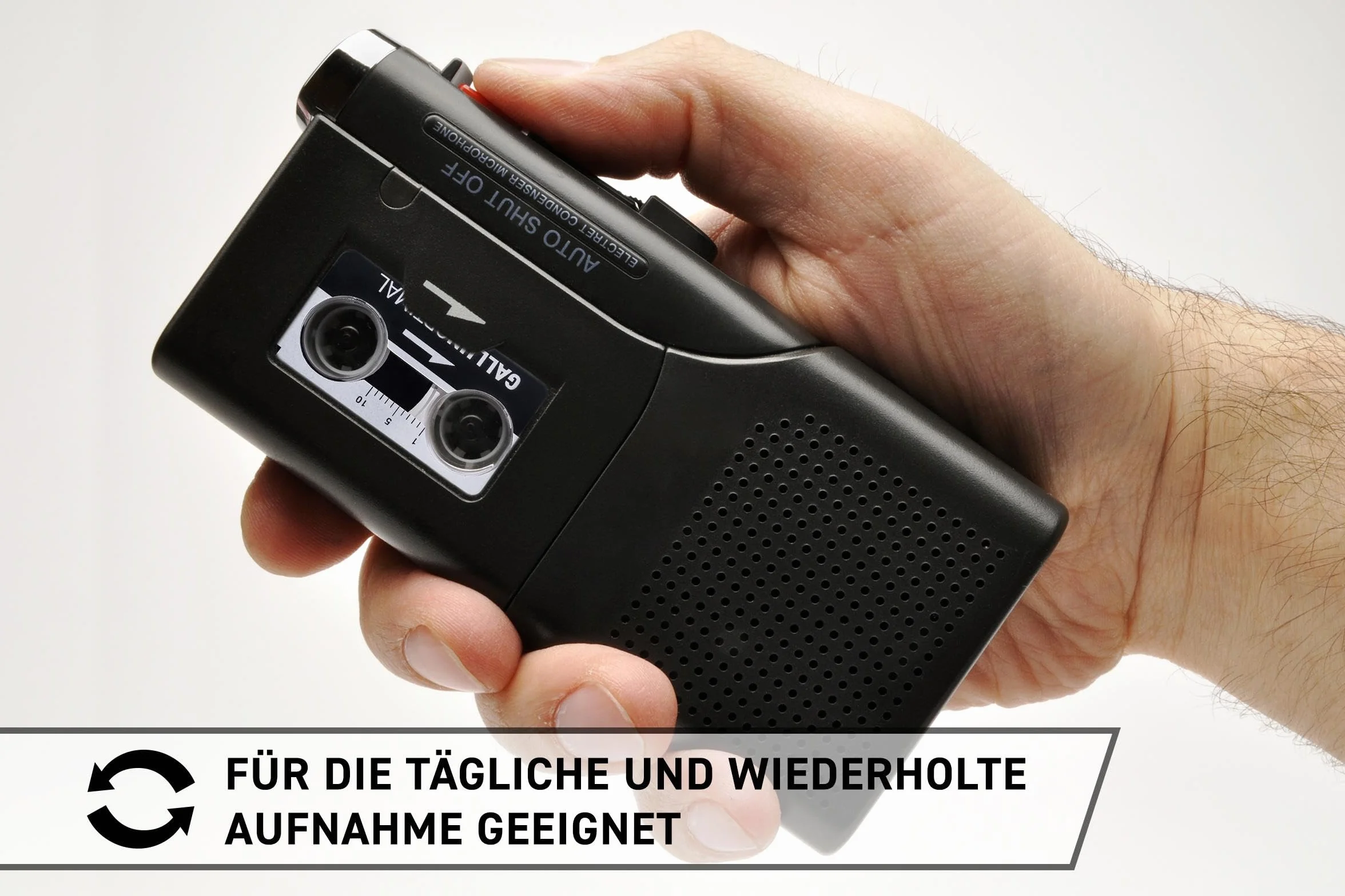 MC60 mikrokaseta – do dyktafonów – zestaw 3 szt. – kaseta do dyktafonów – Microcassette – Audio Cassette